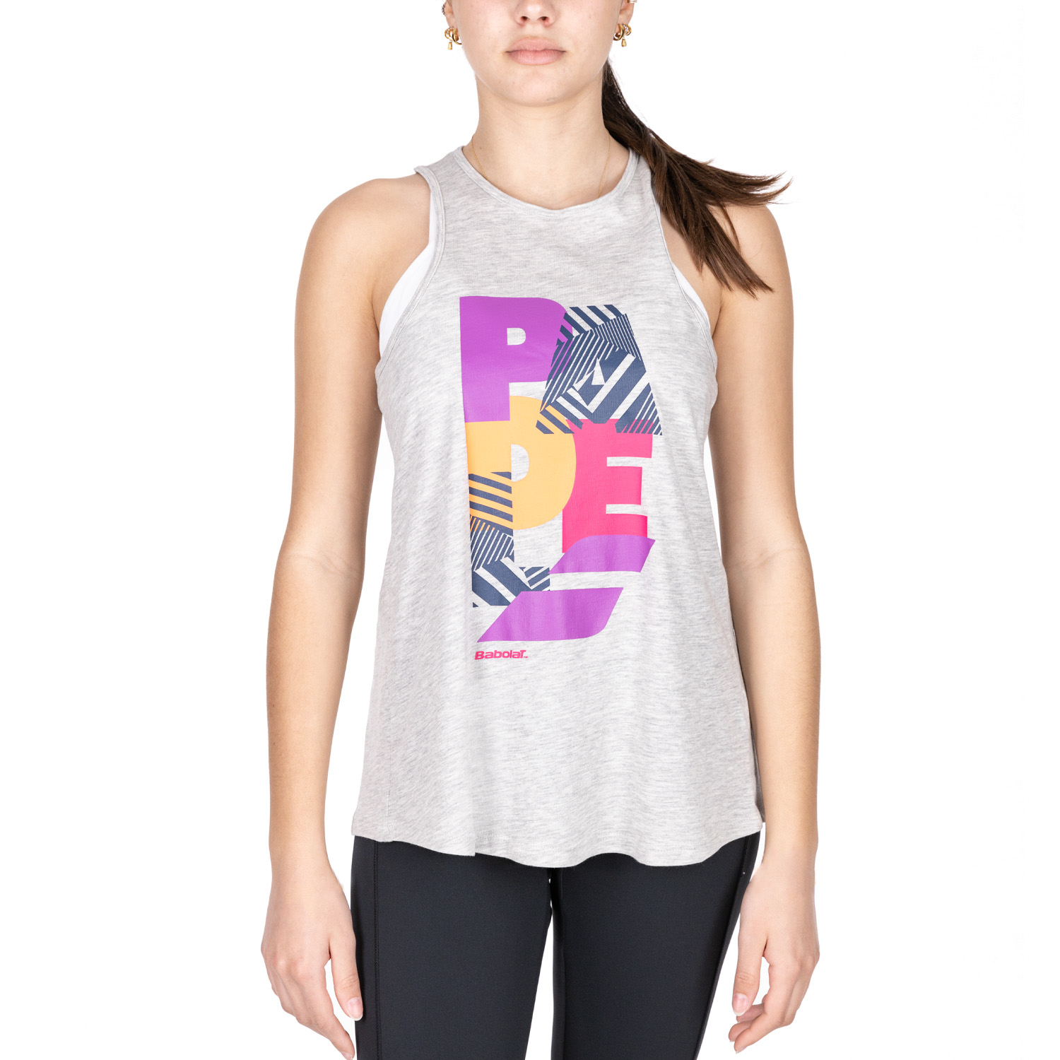 Babolat Graphic Top - High Rise Heather
