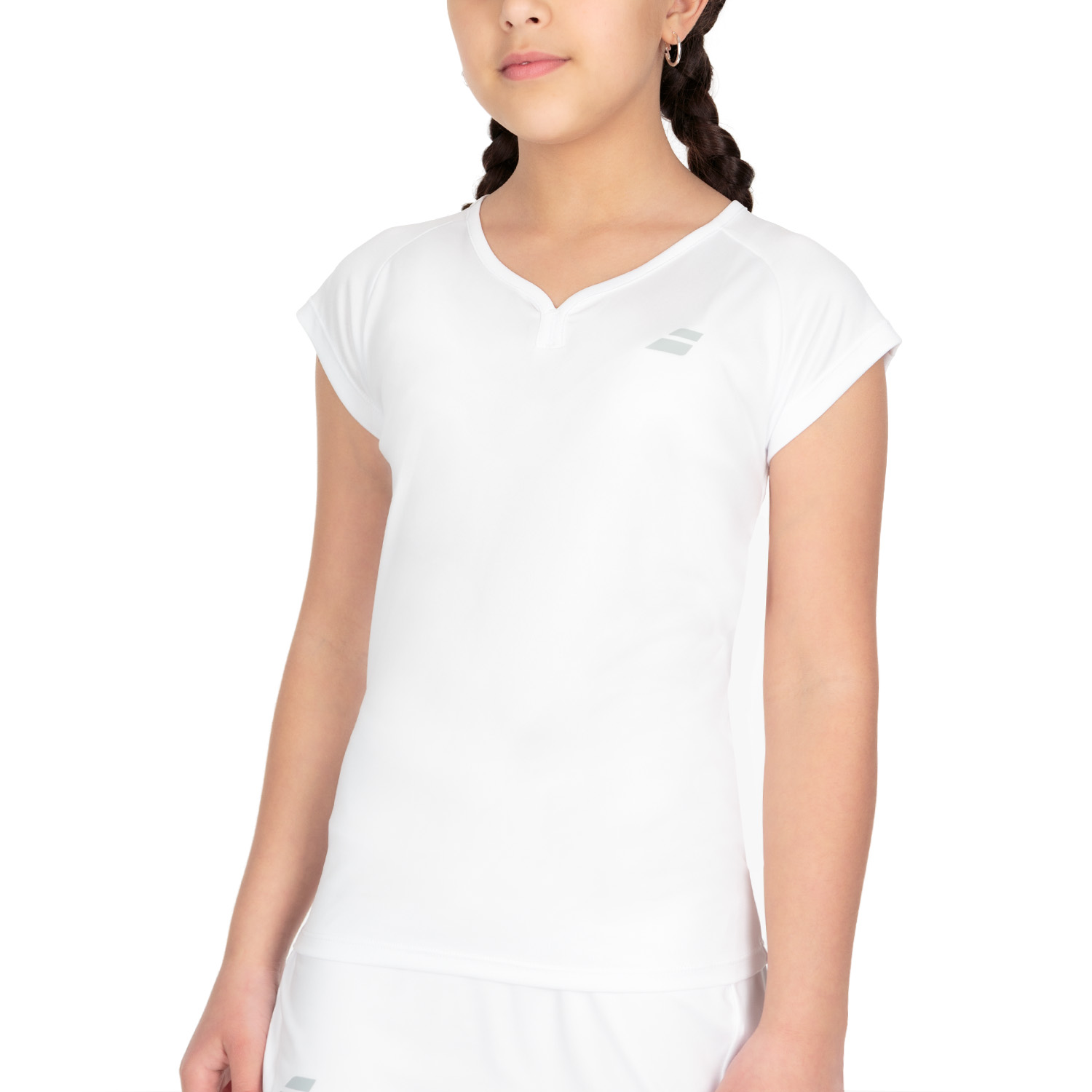 Babolat Play Cap Camiseta Niña - White