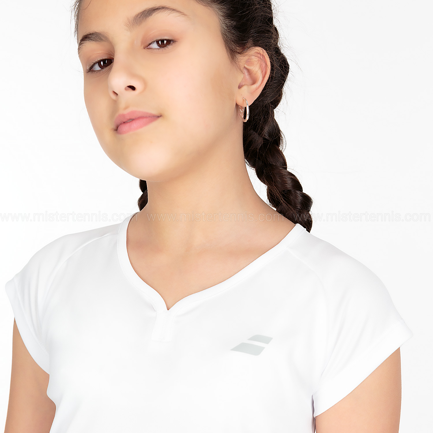 Babolat Play Cap T-Shirt Girl - White