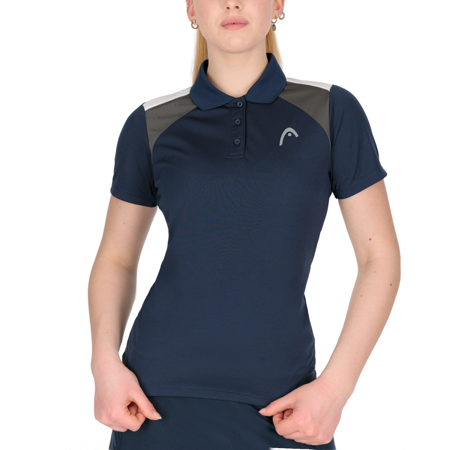 HEAD Club 22 Tech Polo - Dark Blue