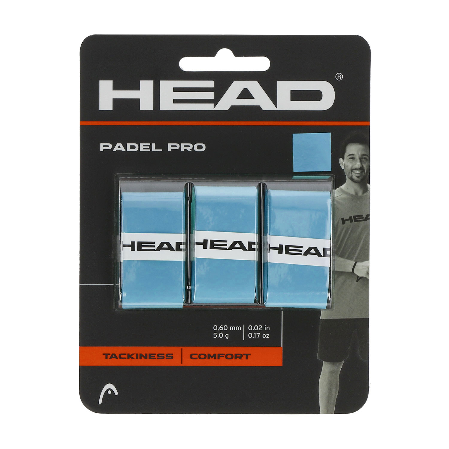 Head Padel Pro x 3 Sobregrip - Blue