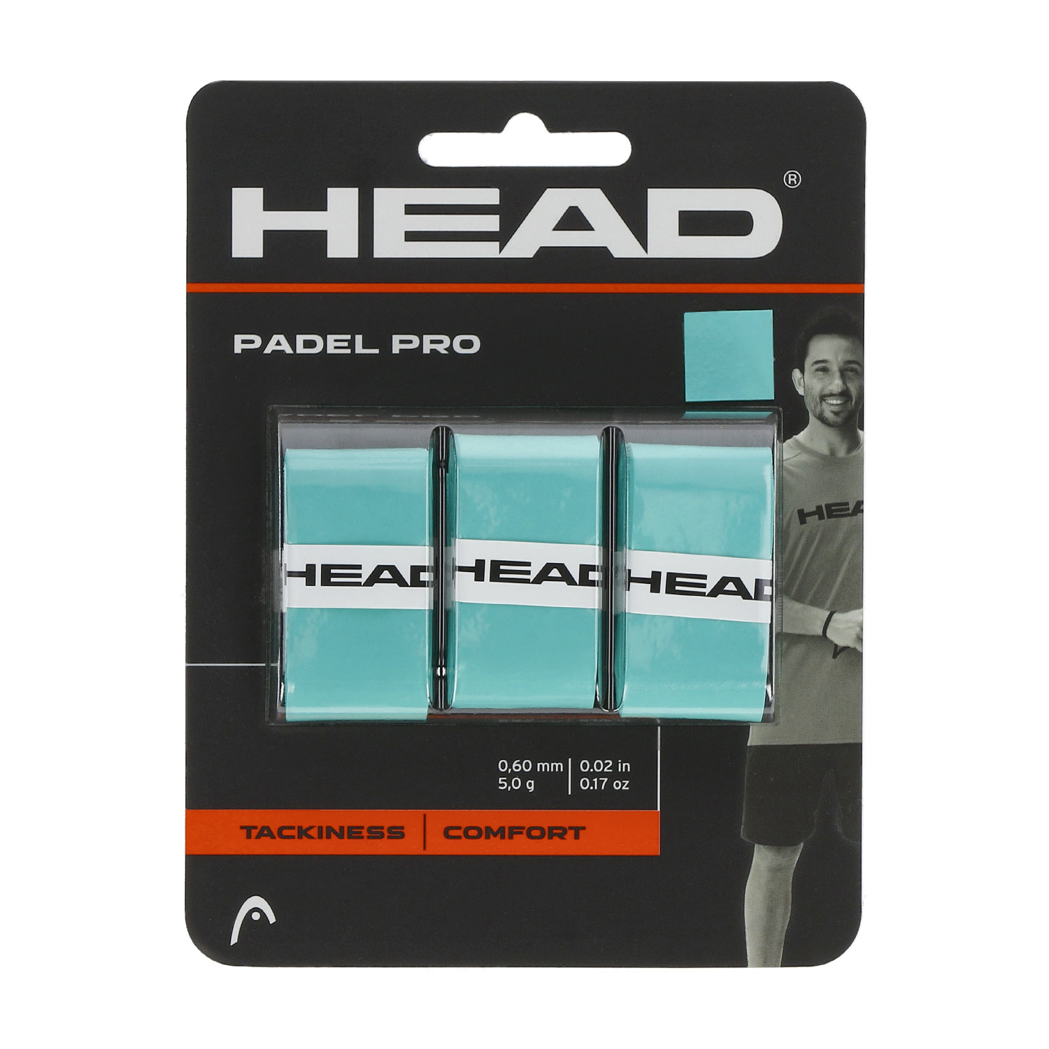 Head Padel Pro x 3 Overgrip - Mint