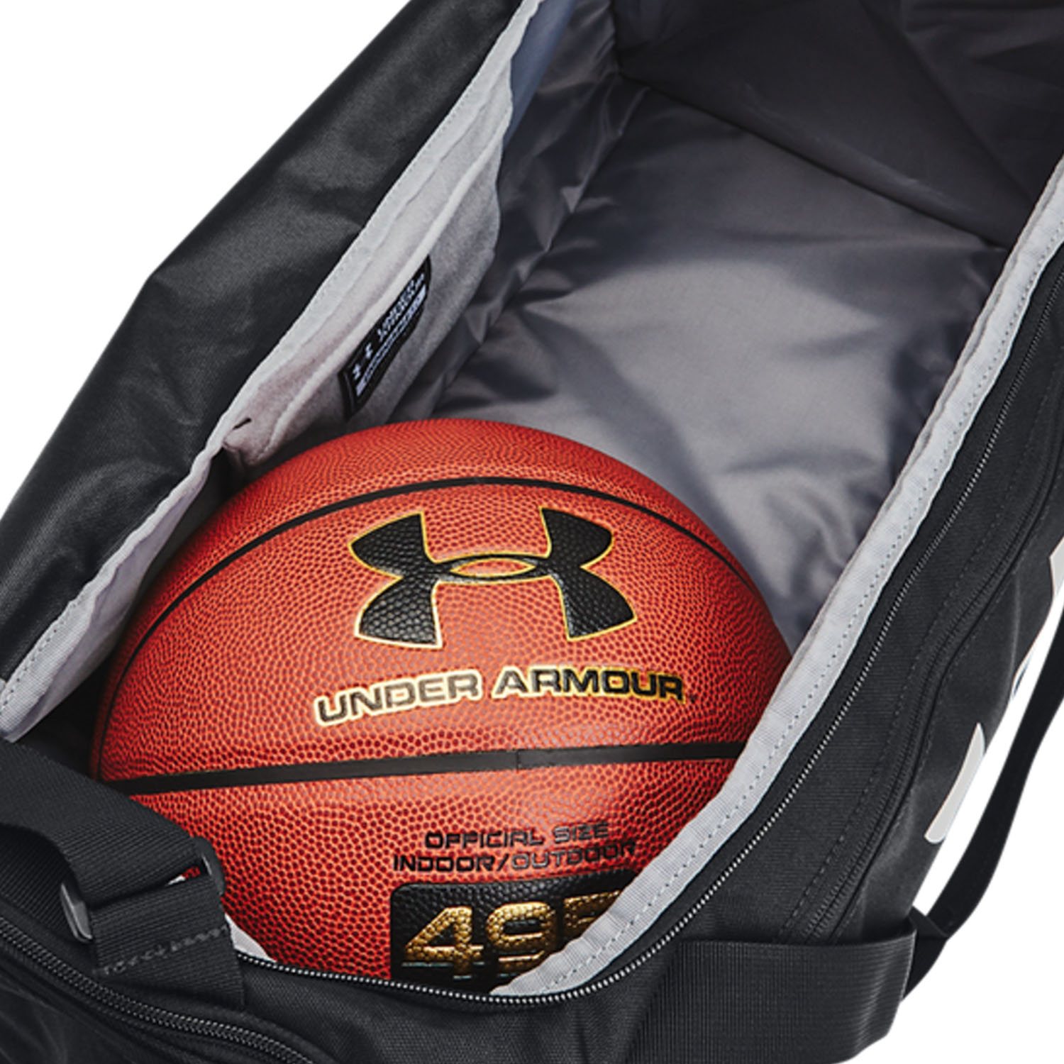 Under Armour Undeniable 5.0 Small Duffle - Black/Metallic Silver