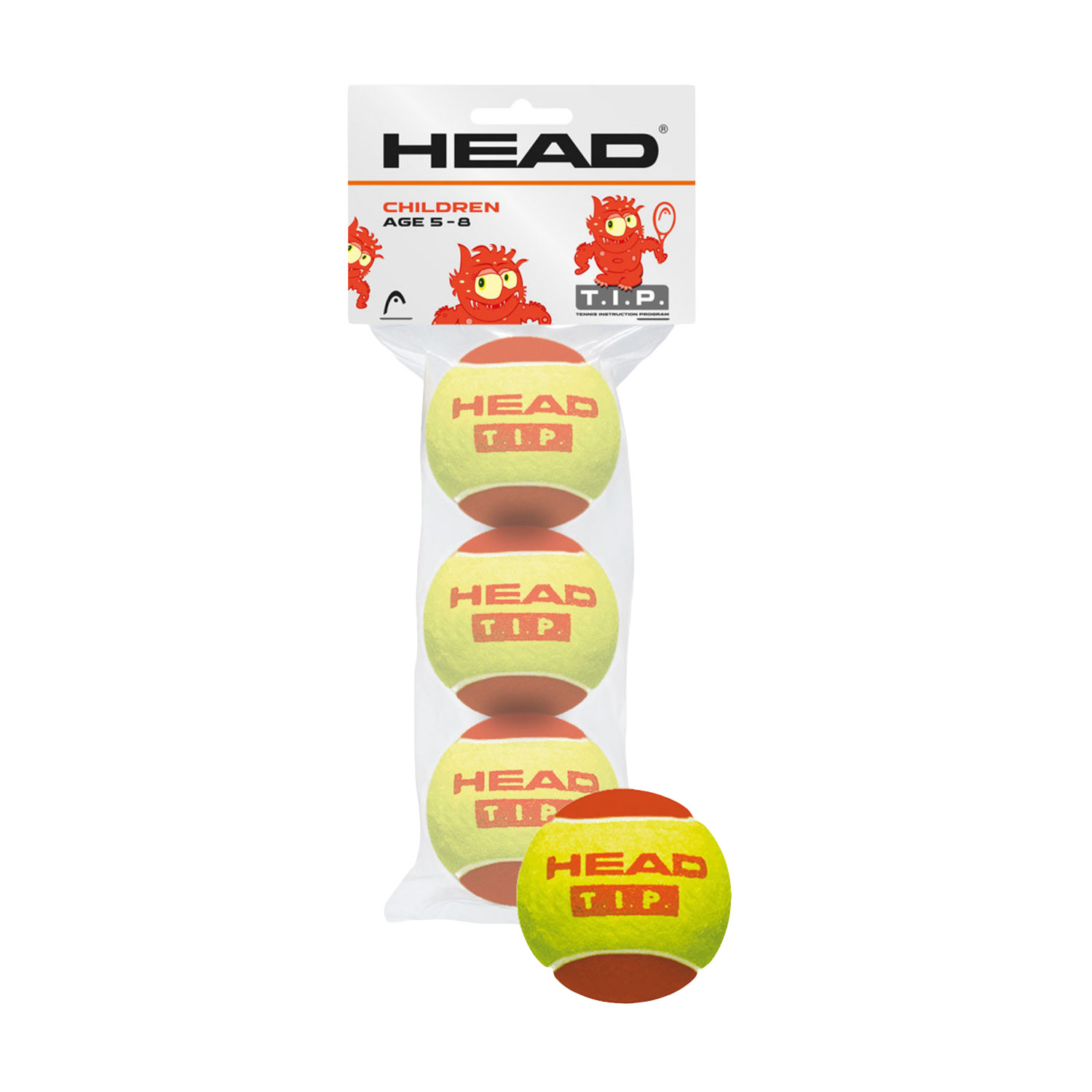 Head T.I.P. Red - Pack of 3 Balls