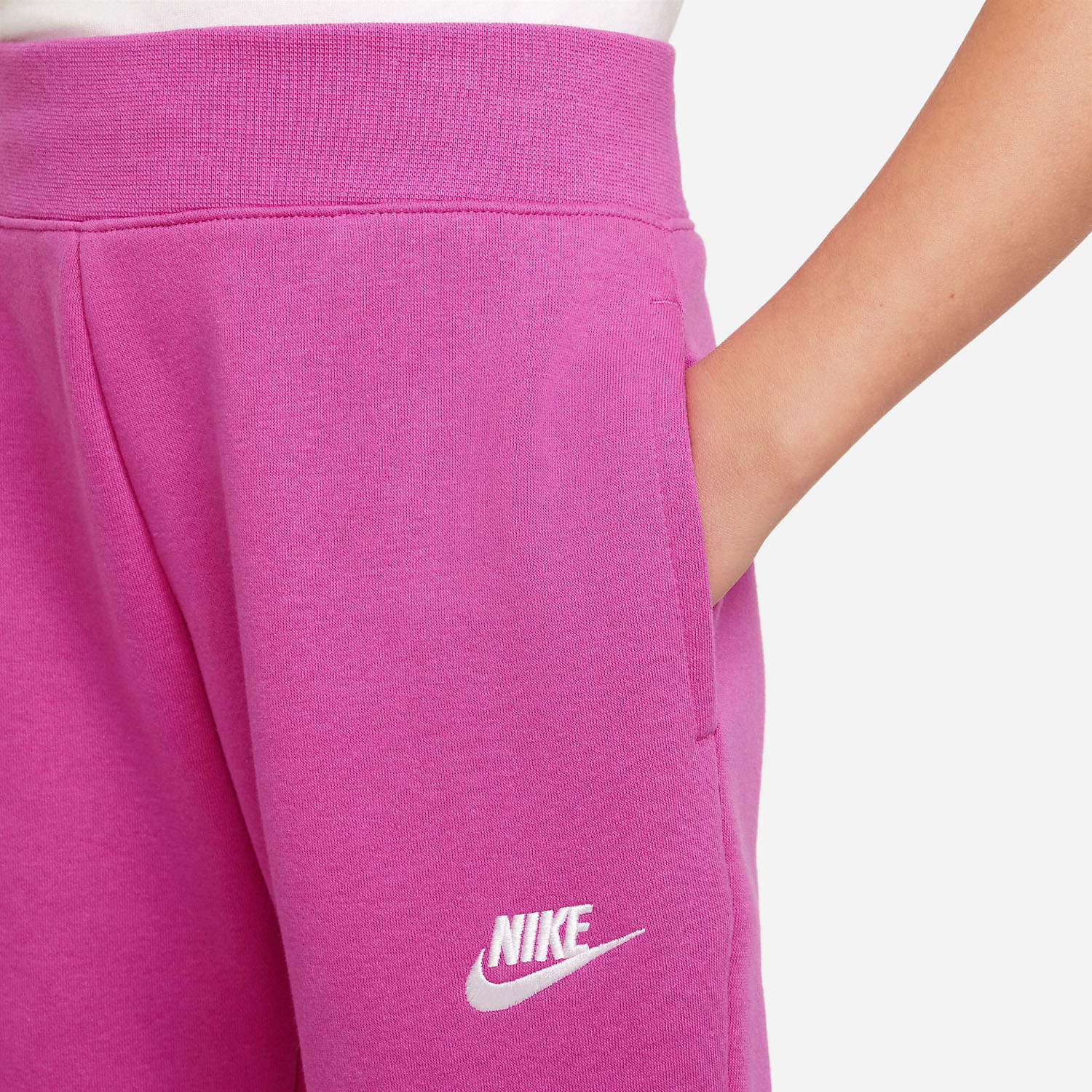 Pants de pierna ancha para niña talla grande Nike Sportswear Club Fleece