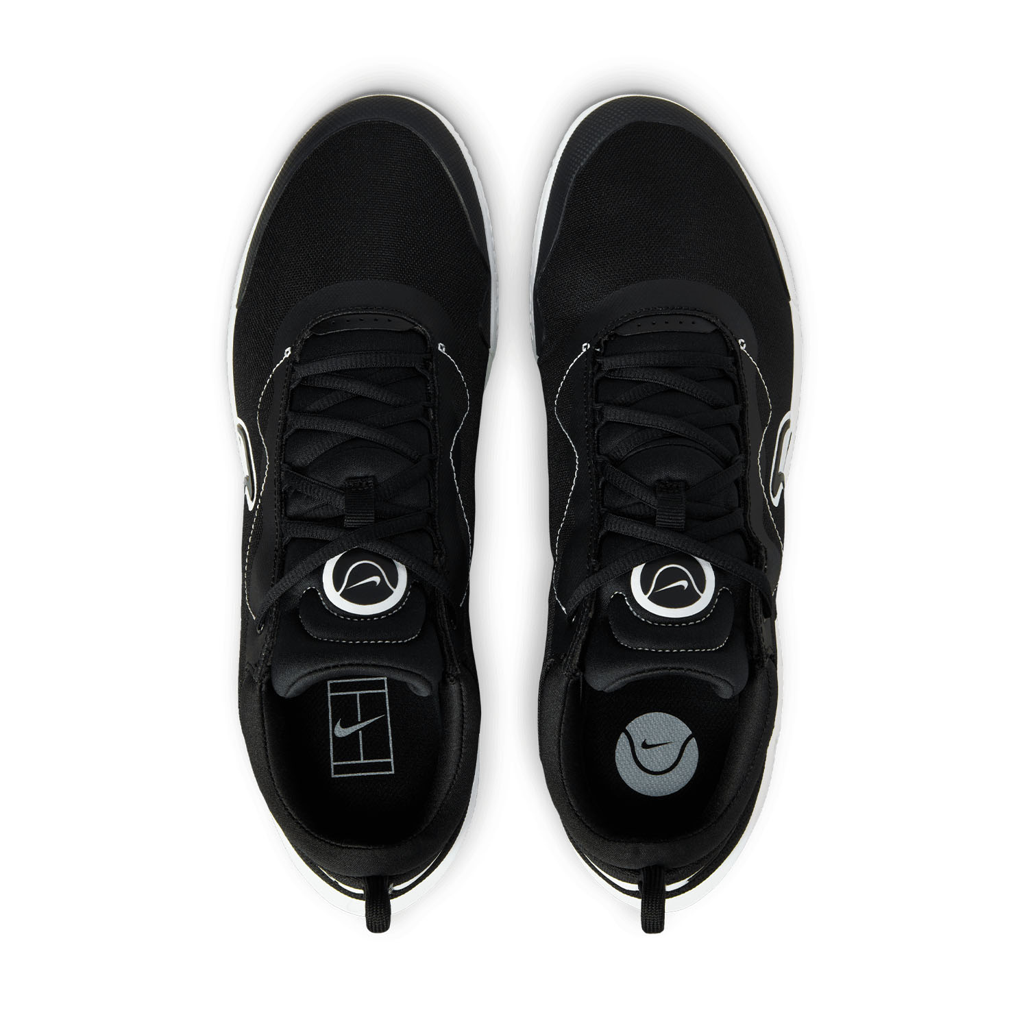 Nike Court Zoom Pro Clay Men's Tennis Shoes - Black/White