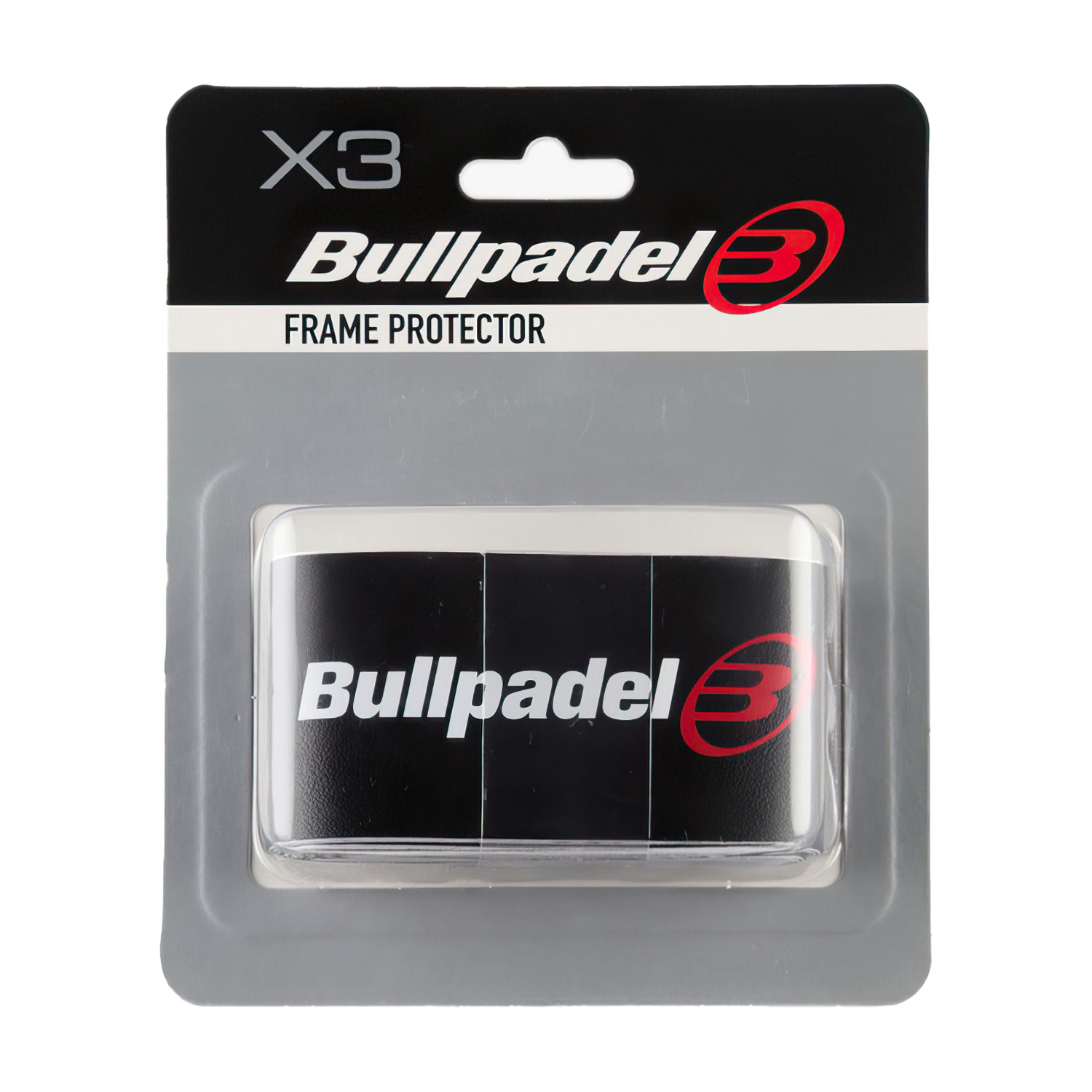 Bullpadel Frame x 3 Protective Tape - Black
