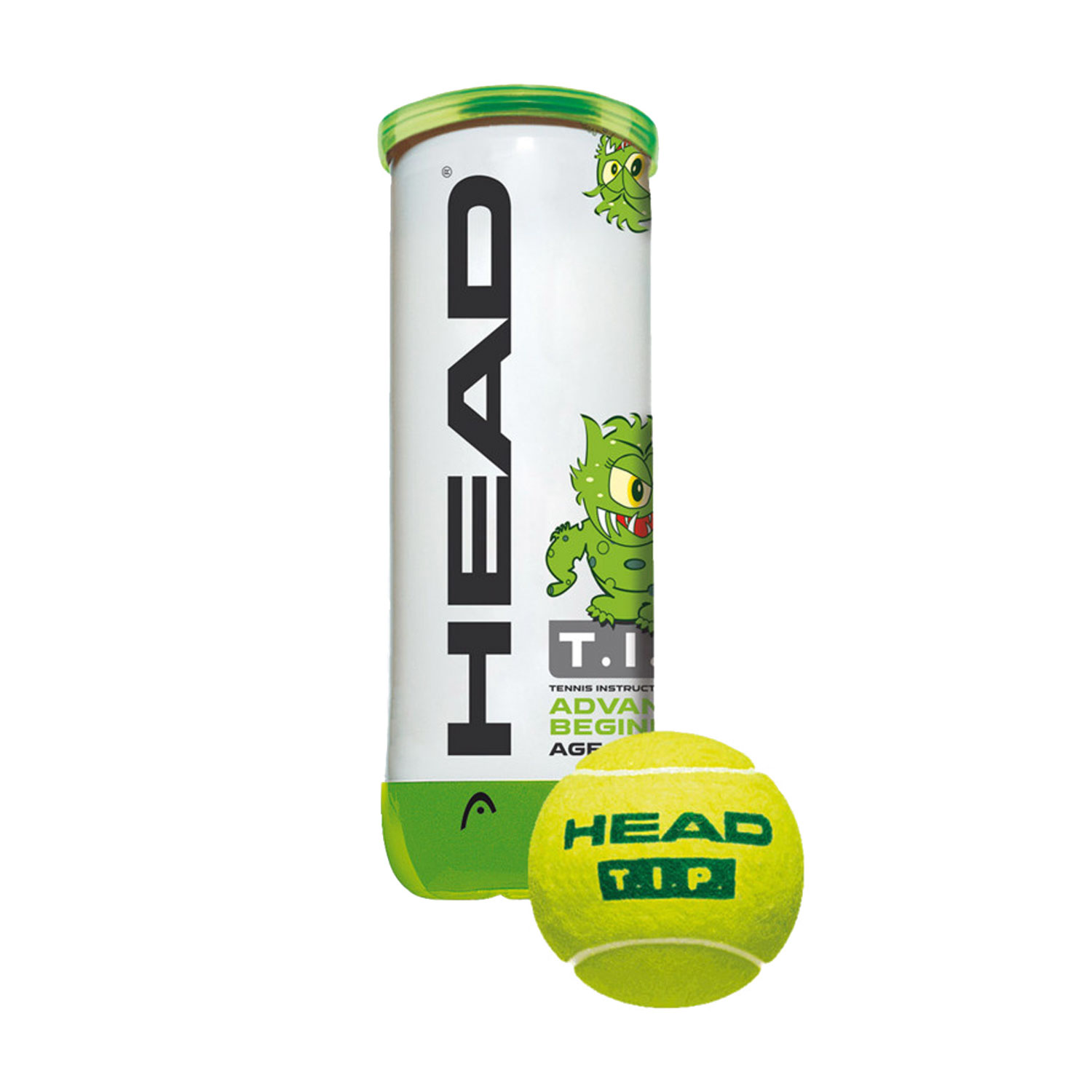 Head T.I.P Green - 3 Ball Can