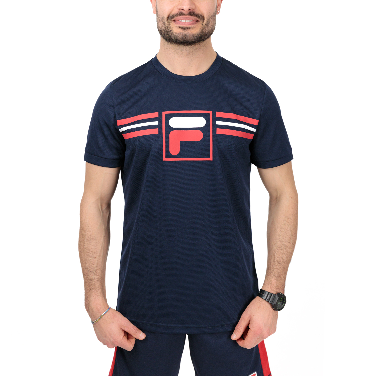 Fila Oscar T-Shirt - Navy