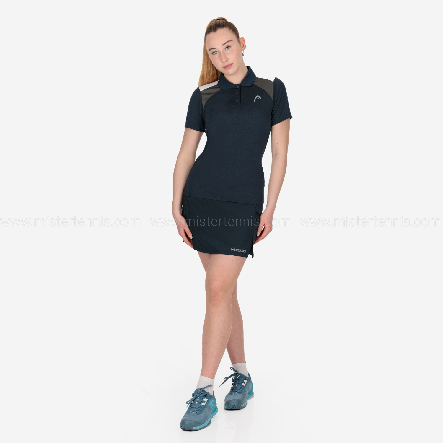 HEAD Club 22 Tech Polo - Navy