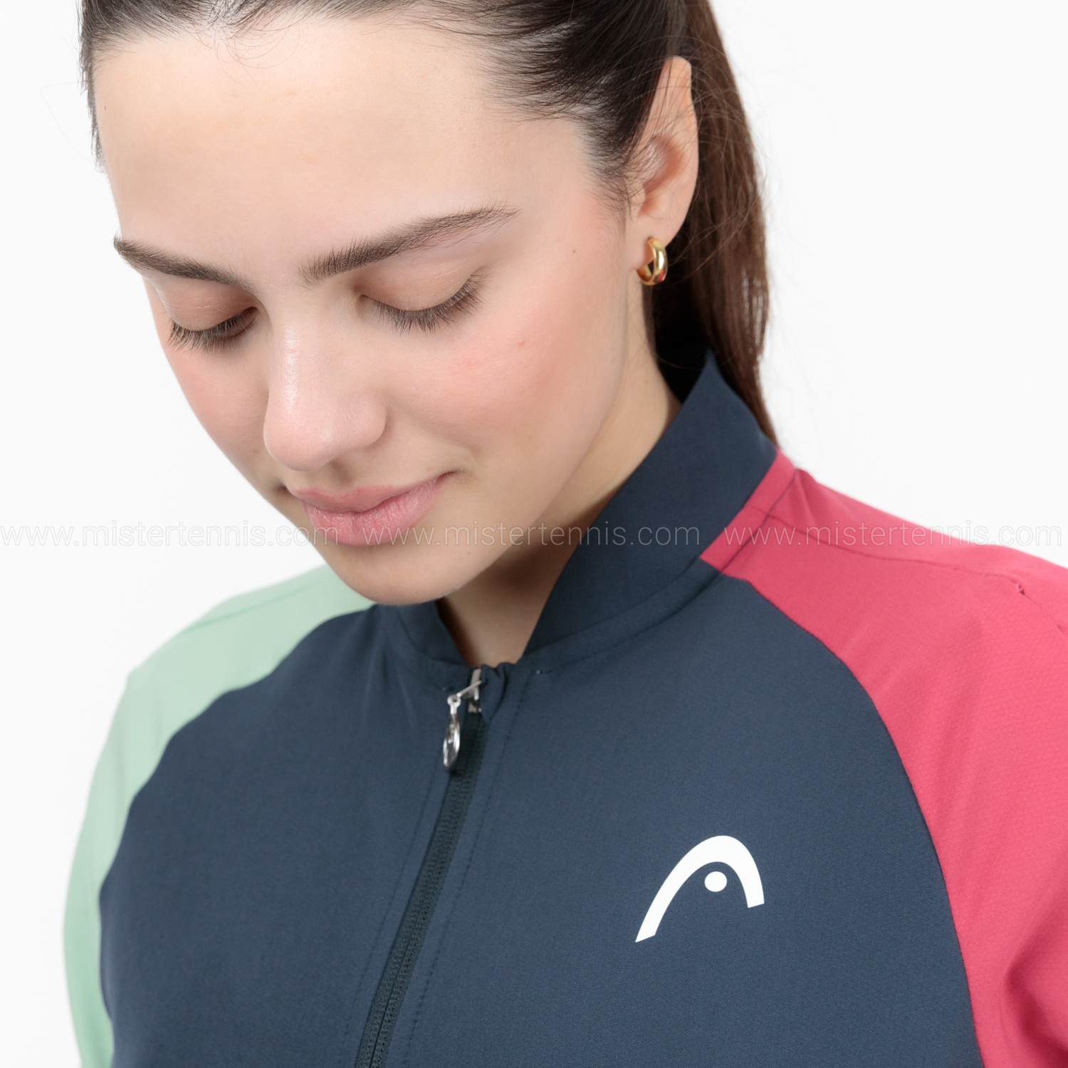 HEAD Breaker Logo Giacca - Pastel Green/Navy
