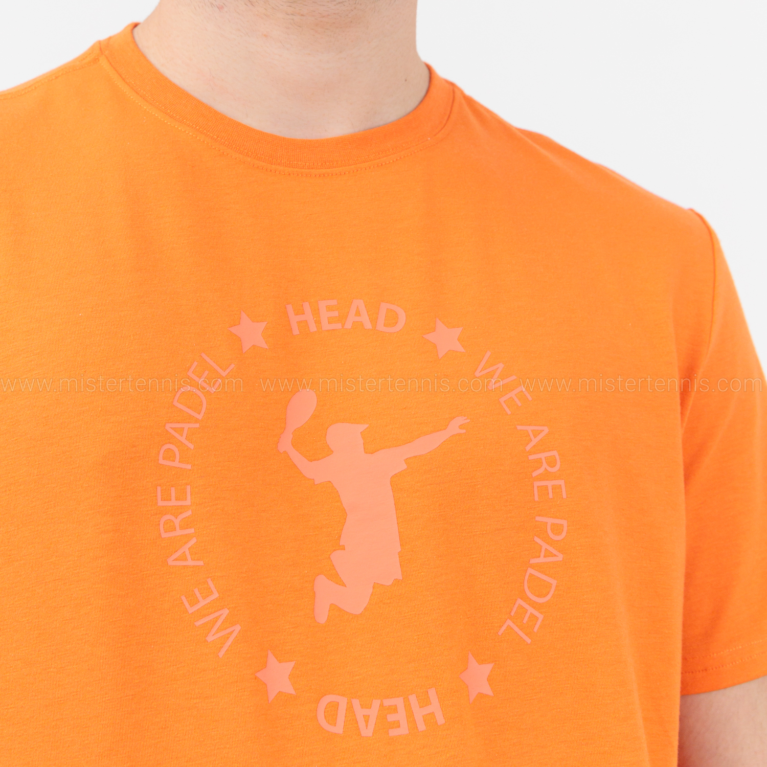 Head Graphic Log Camiseta - Orange