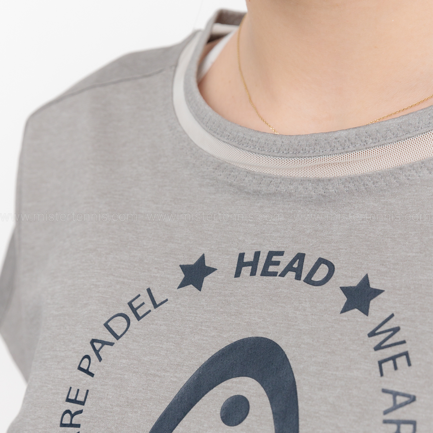 HEAD Crop Maglietta - Grey