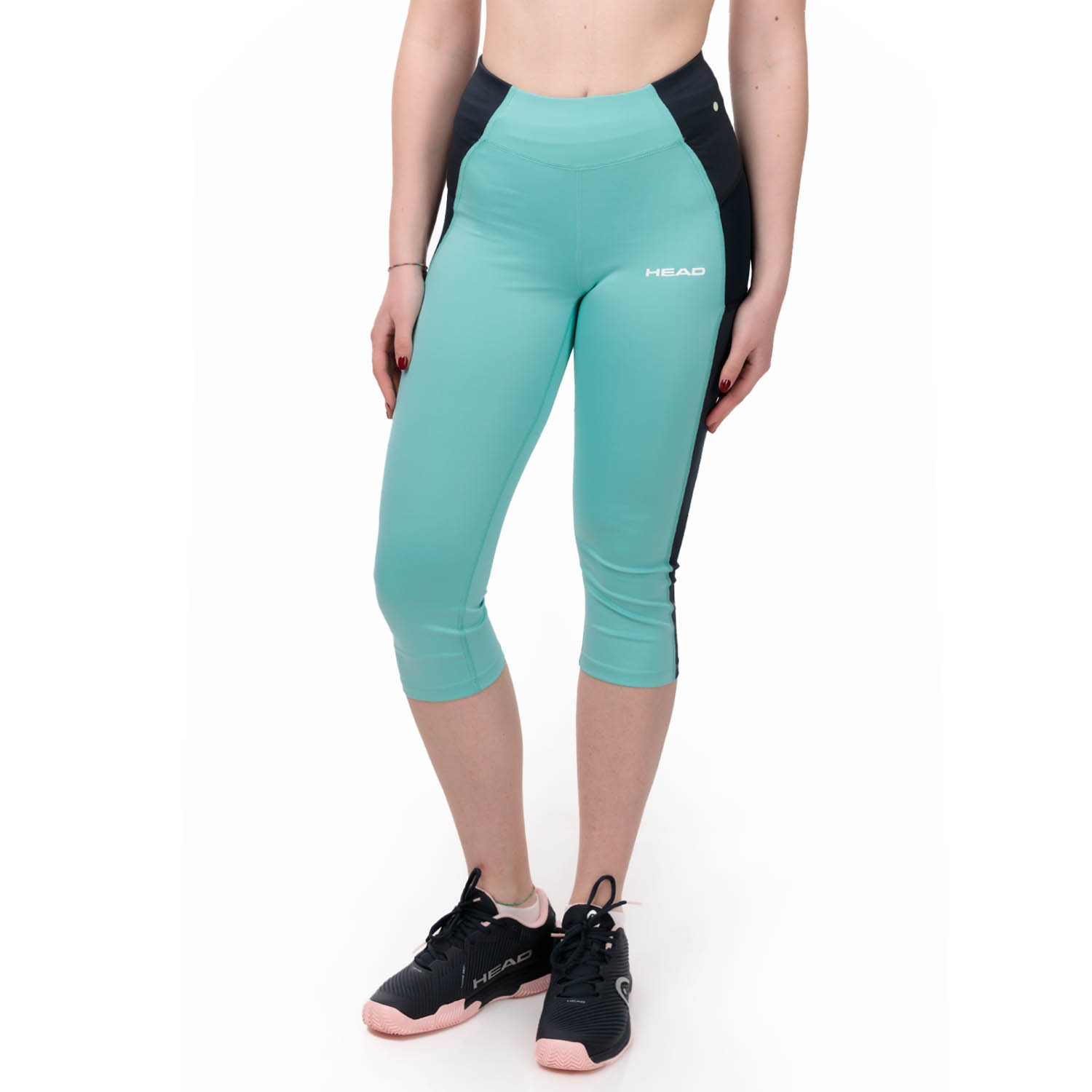HEAD Power 3/4 Tights - Turquoise