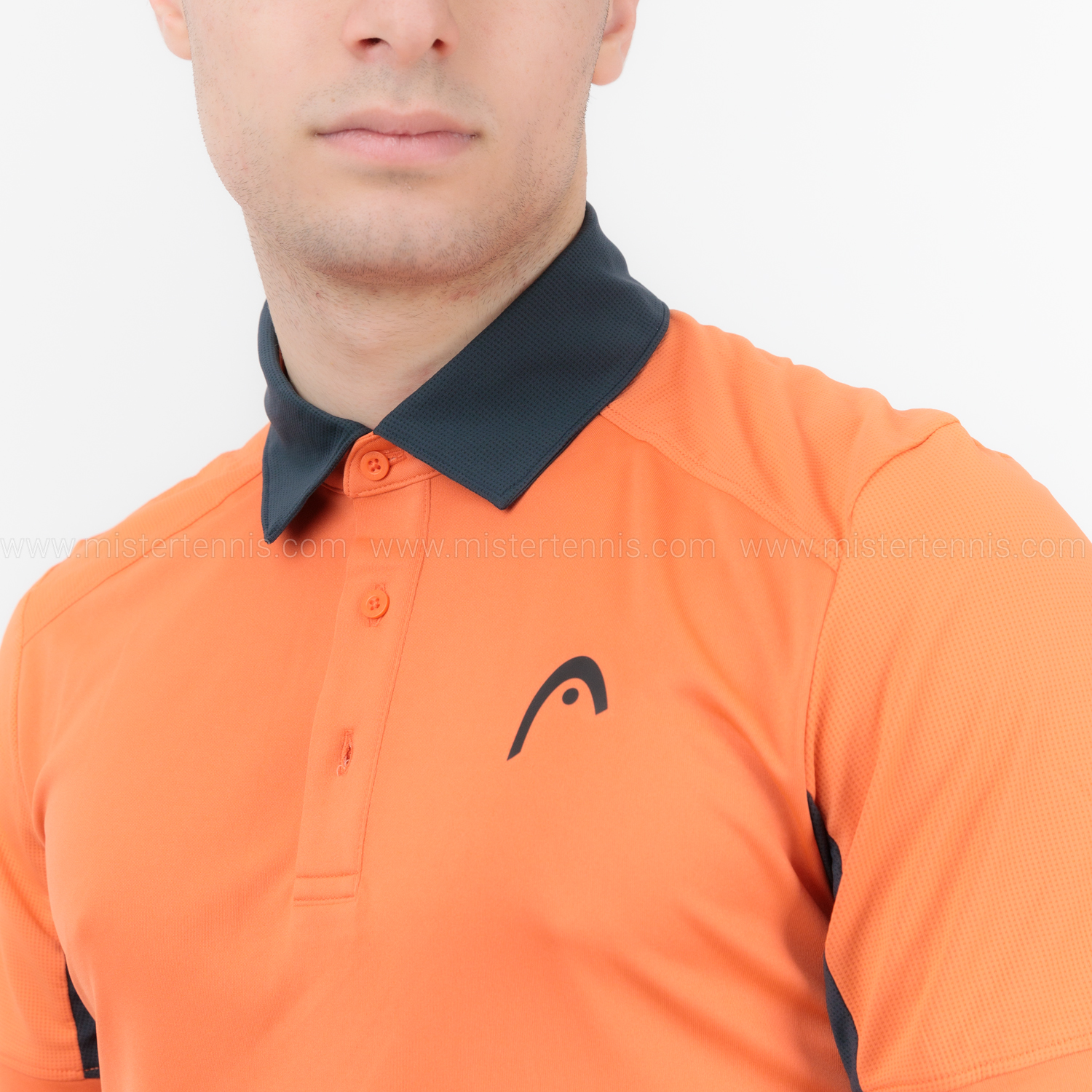 HEAD Slice Logo Polo - Flamingo
