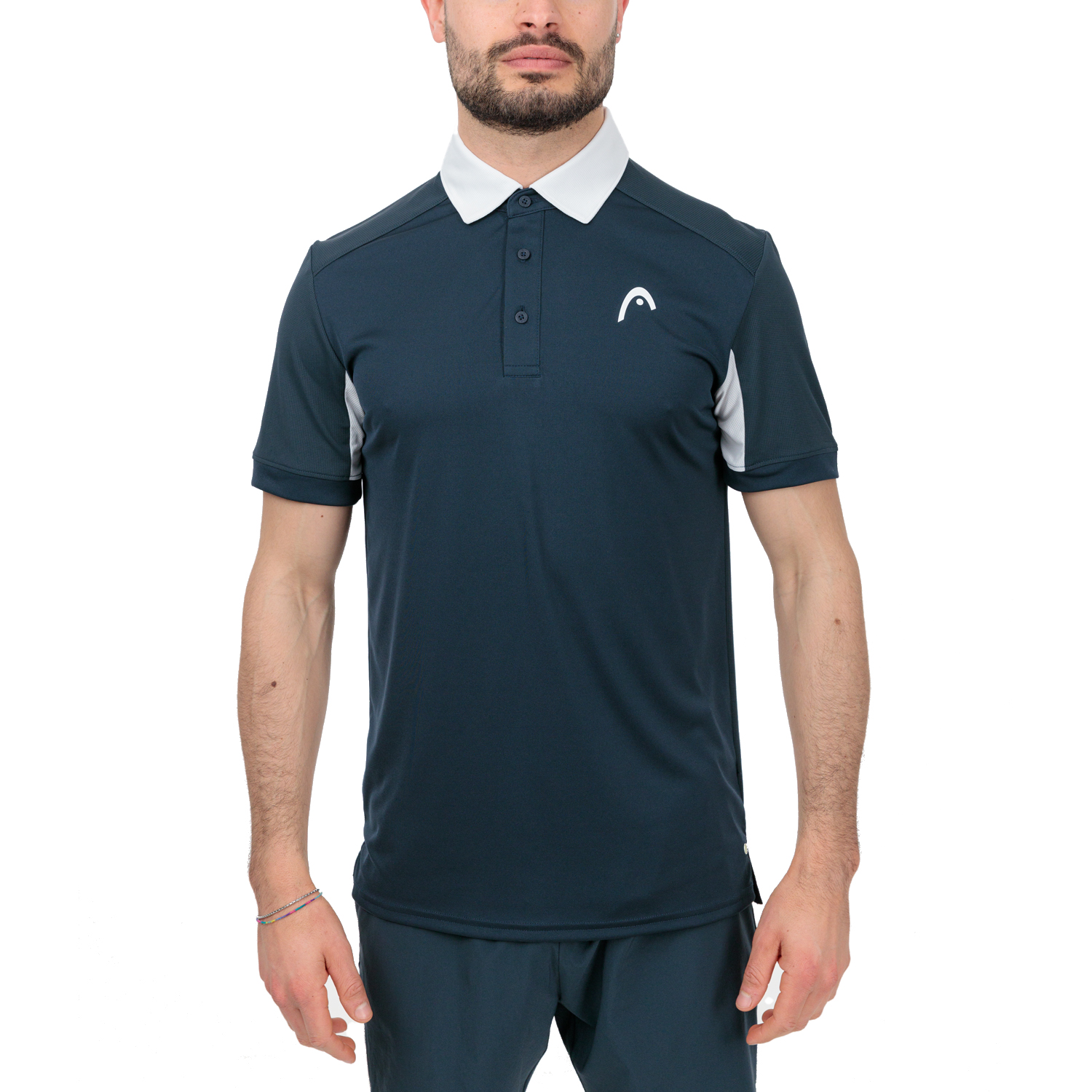 HEAD Slice Logo Polo - Navy
