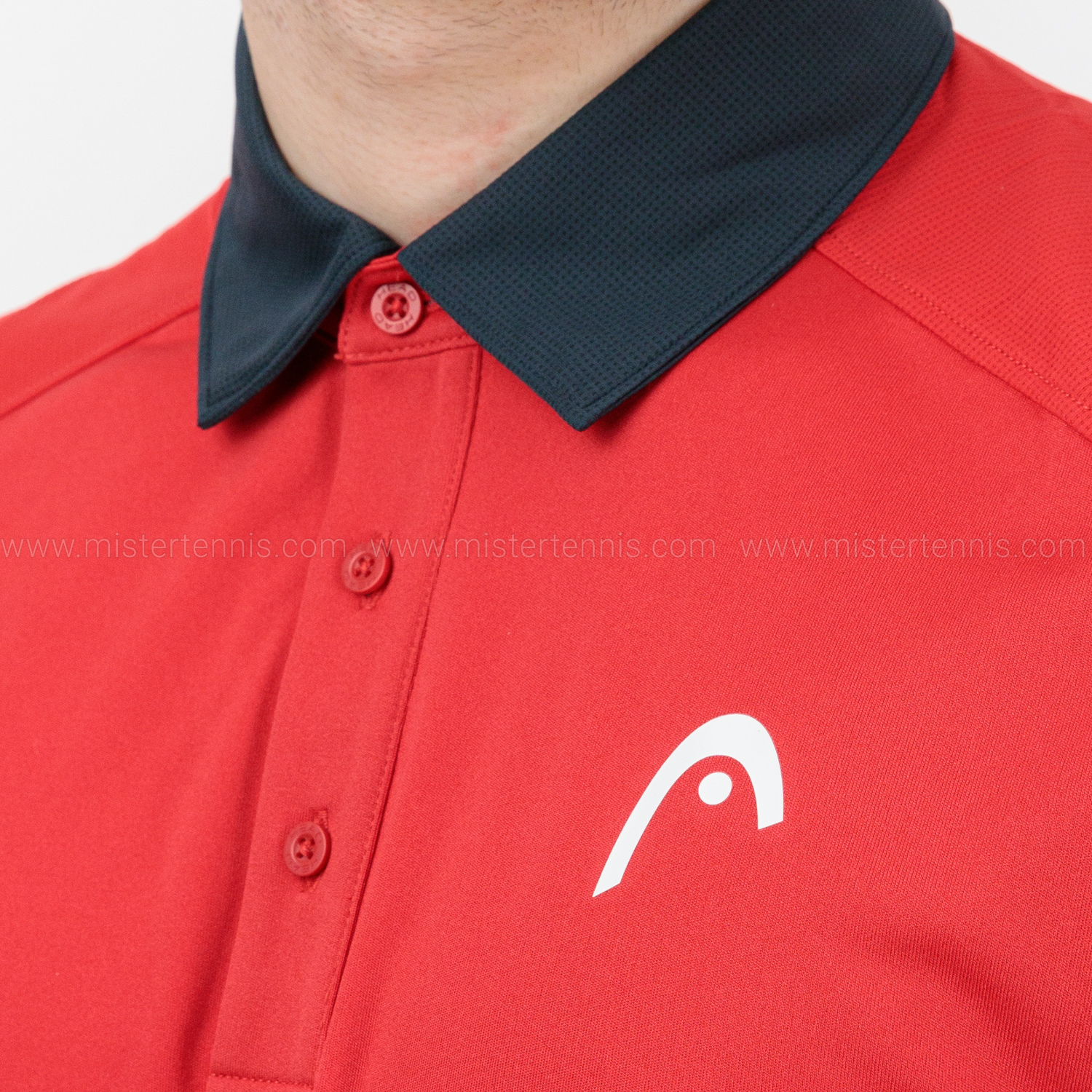 HEAD Slice Logo Polo - Red