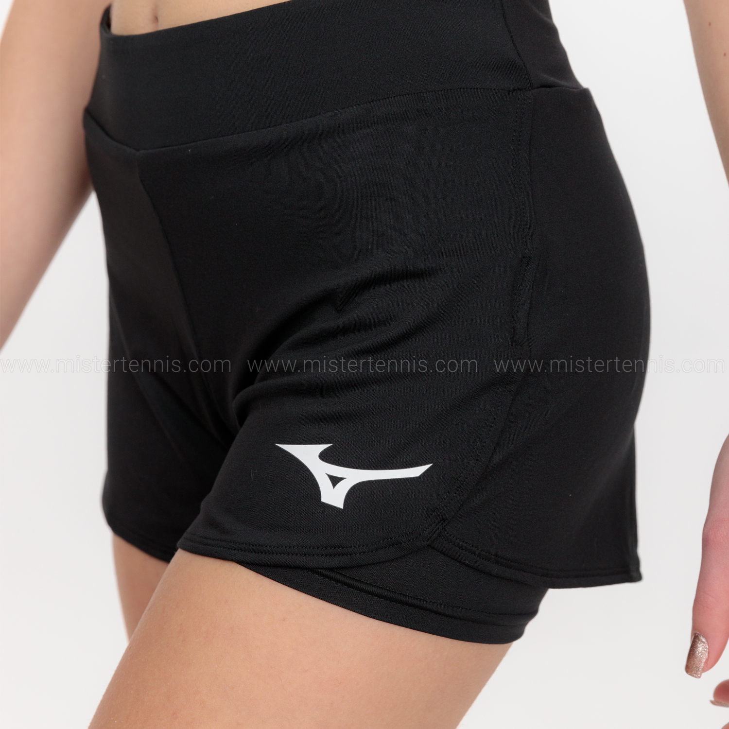 Mizuno Flex 3in Shorts - Black
