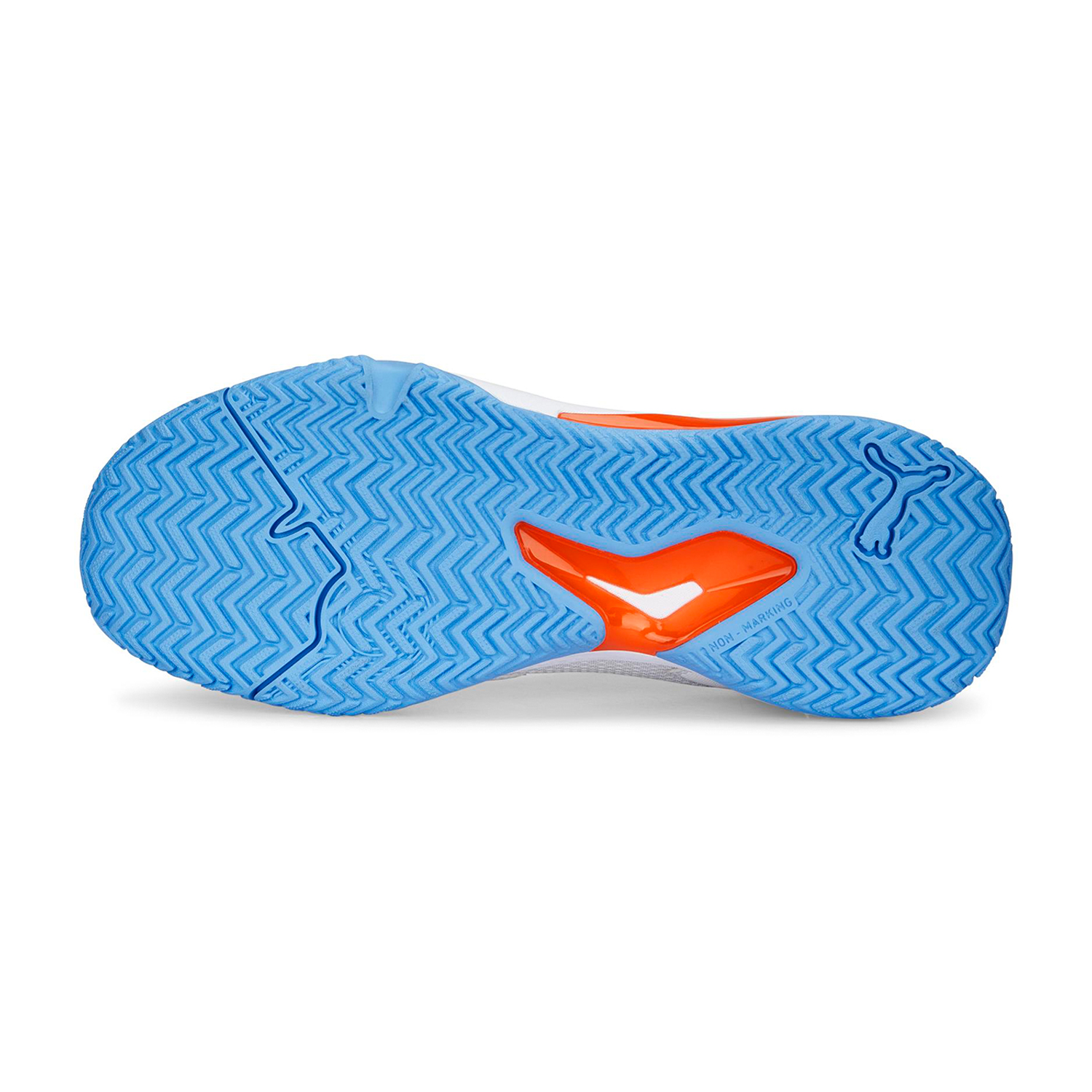 Puma Solarcourt RCT Men's Padel Shoes - White/Black/Light Blue