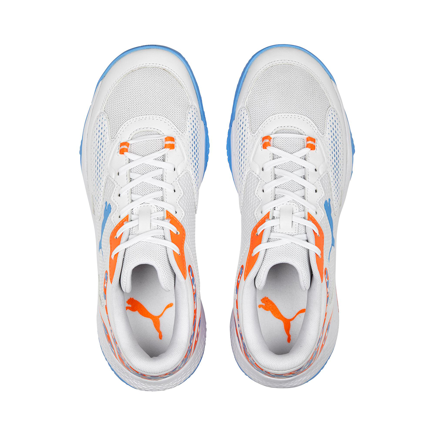 Puma Solarcourt RCT Men's Padel Shoes - White/Black/Light Blue