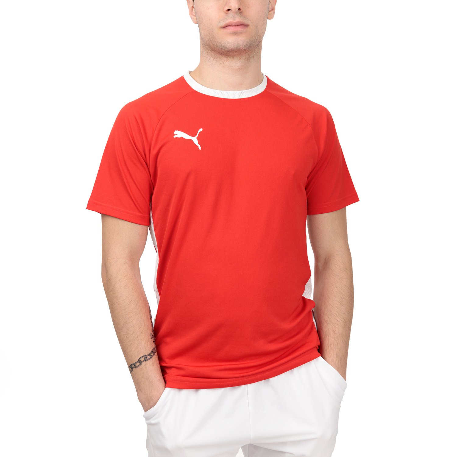 Puma TeamLIGA Classic Men's Padel T-Shirt - Red