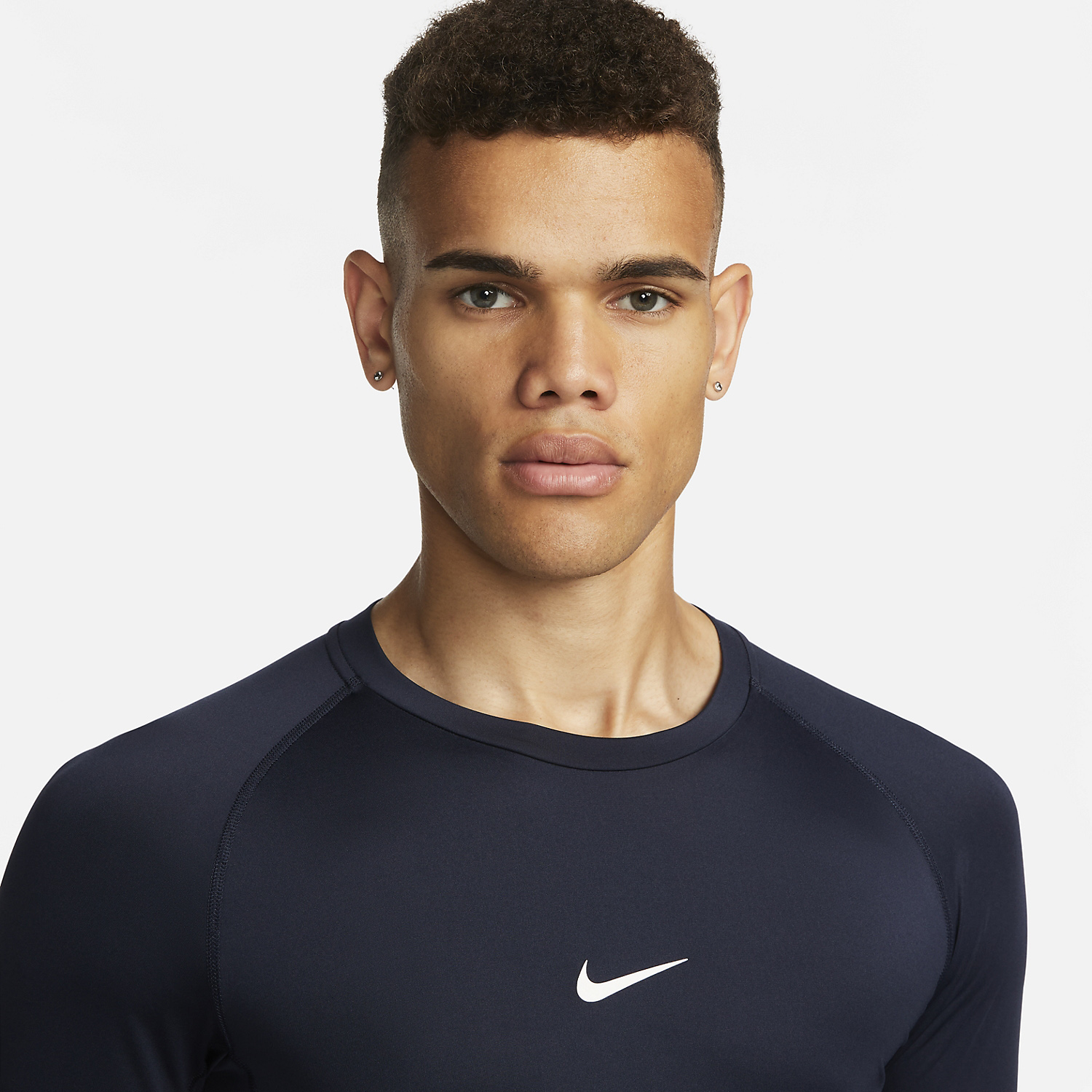 Nike Dri-FIT Pro Shirt - Obsidian/White