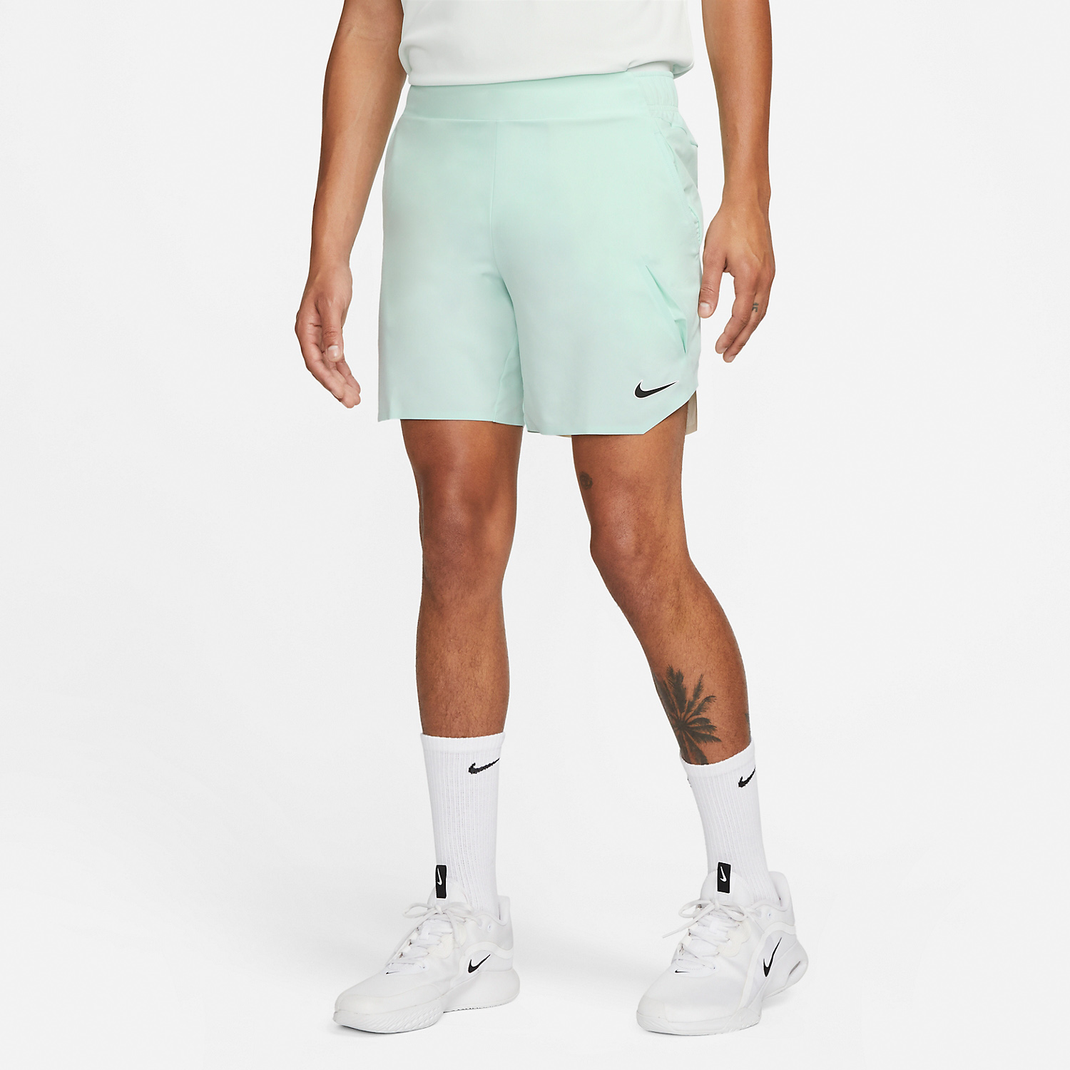 Nike Court Dri-FIT Slam 7in Pantaloncini - Jade Ice/Coconut Milk/Black