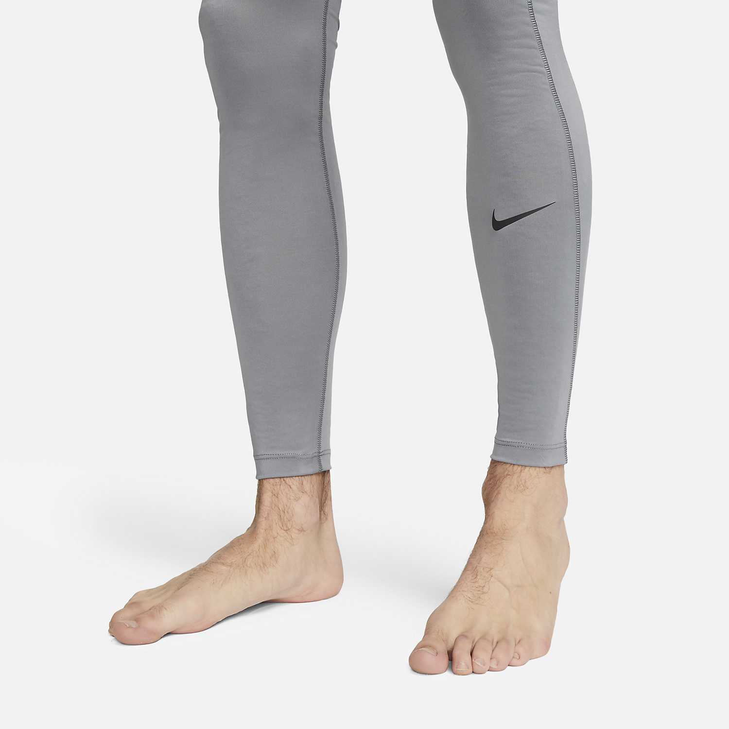 Nike Dri-FIT Pro Long Tights - Smoke Grey/Black
