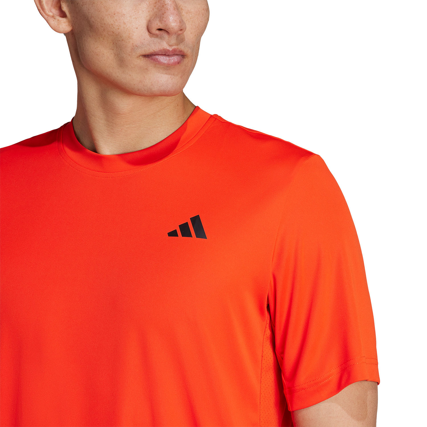 adidas Club 3 Stripes Camiseta - Bold Orange