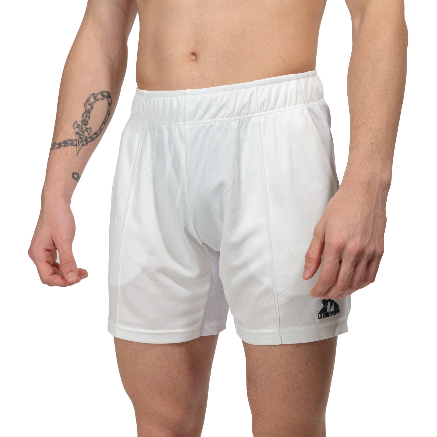 Le Coq Sportif Pro 7in Shorts - New Optical White