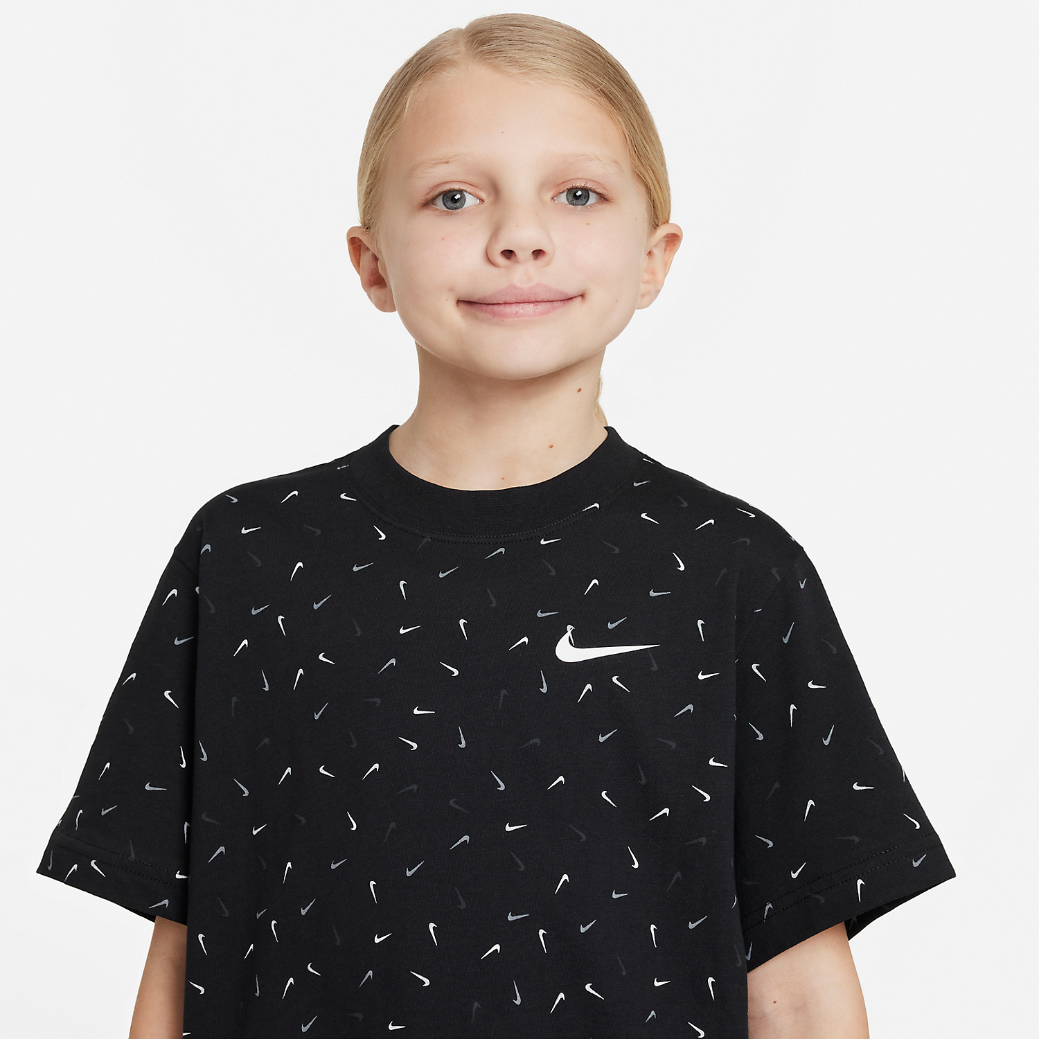 Nike Boxy Swoosh Camiseta Niña - Black