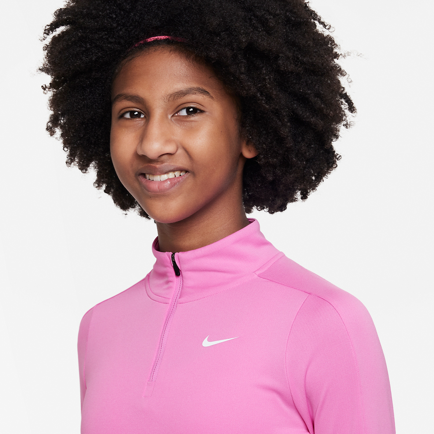 Nike Dri-FIT Maglia Bambina - Playful Pink/White