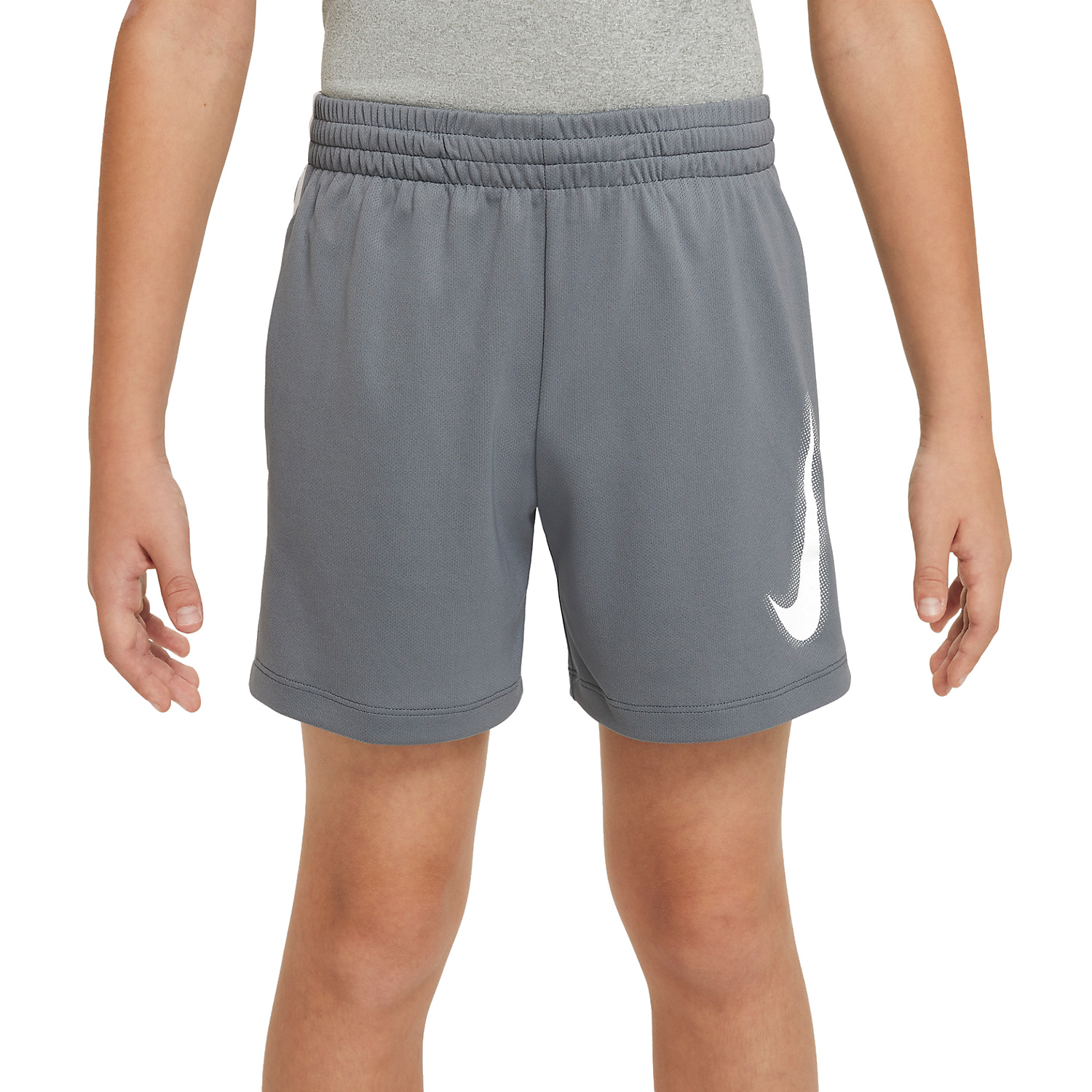 Nike Dri-FIT Multi+ 6in Boy's Padel Shorts - Smoke Grey/White