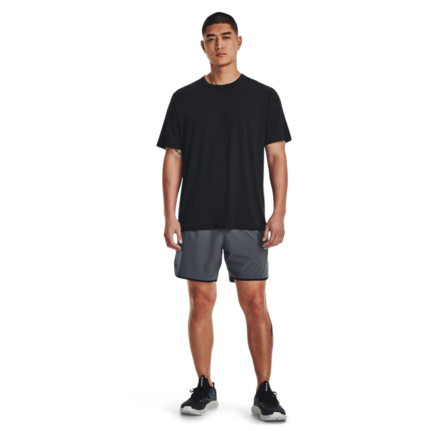 Under Armour HIIT Woven 6in Pantaloncini - Pitch Gray/Black