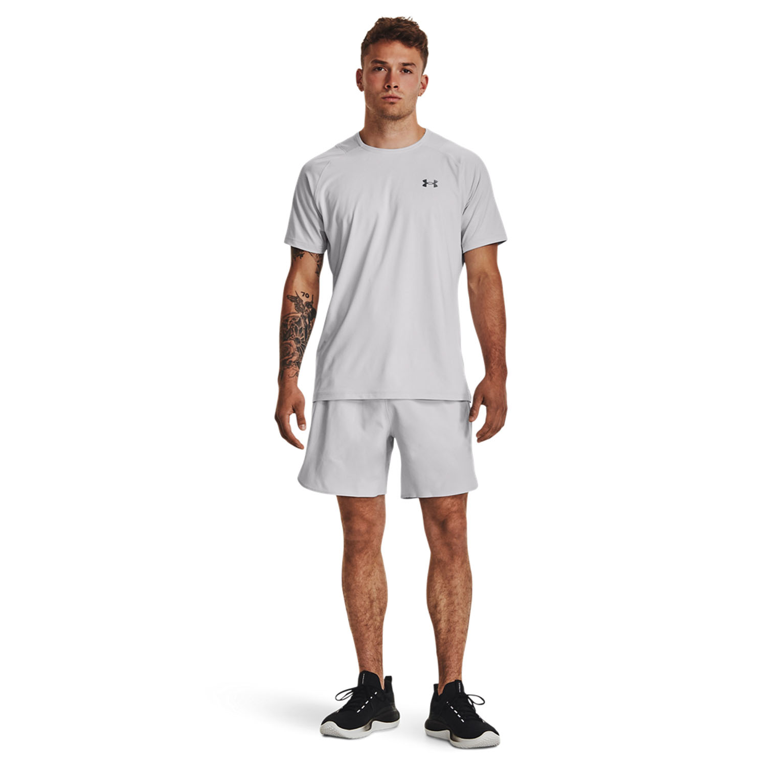 Under Armour Vanish Elite 6in Shorts - Halo Gray/Black