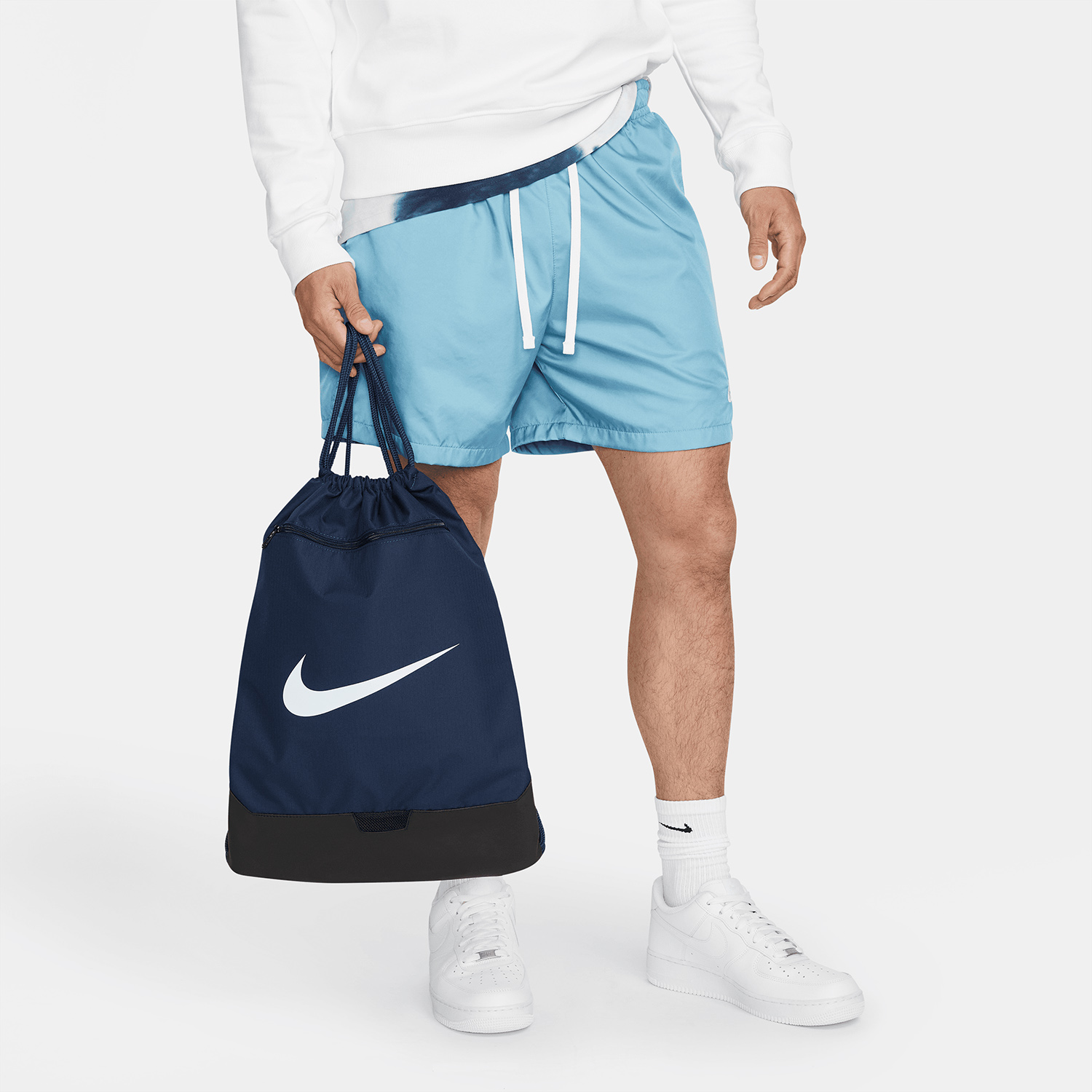 Nike Brasilia 9.5 Sacca - Midnight Navy/Black/White