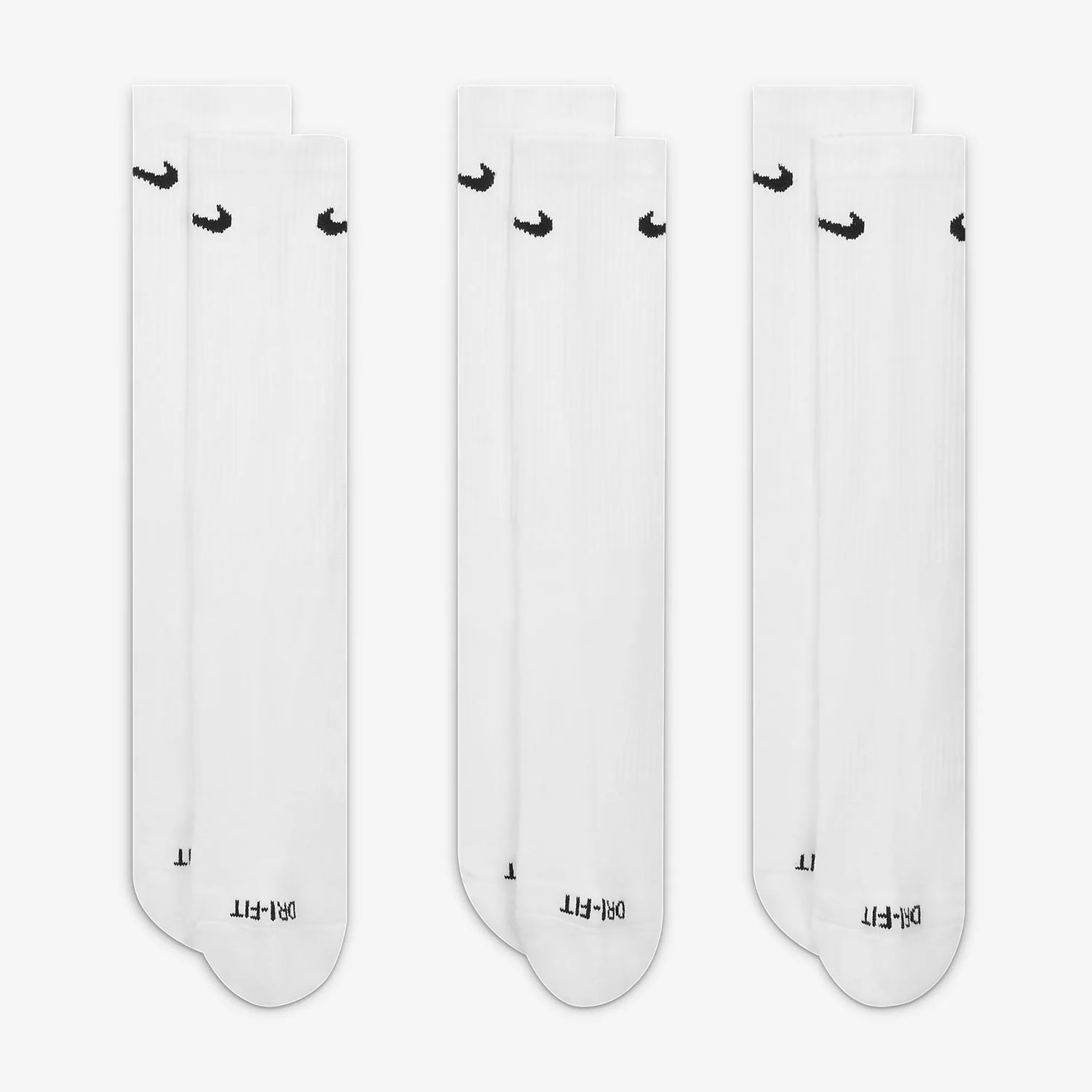 Nike Everyday Plus Cushioned x 3 Calze - White/Black