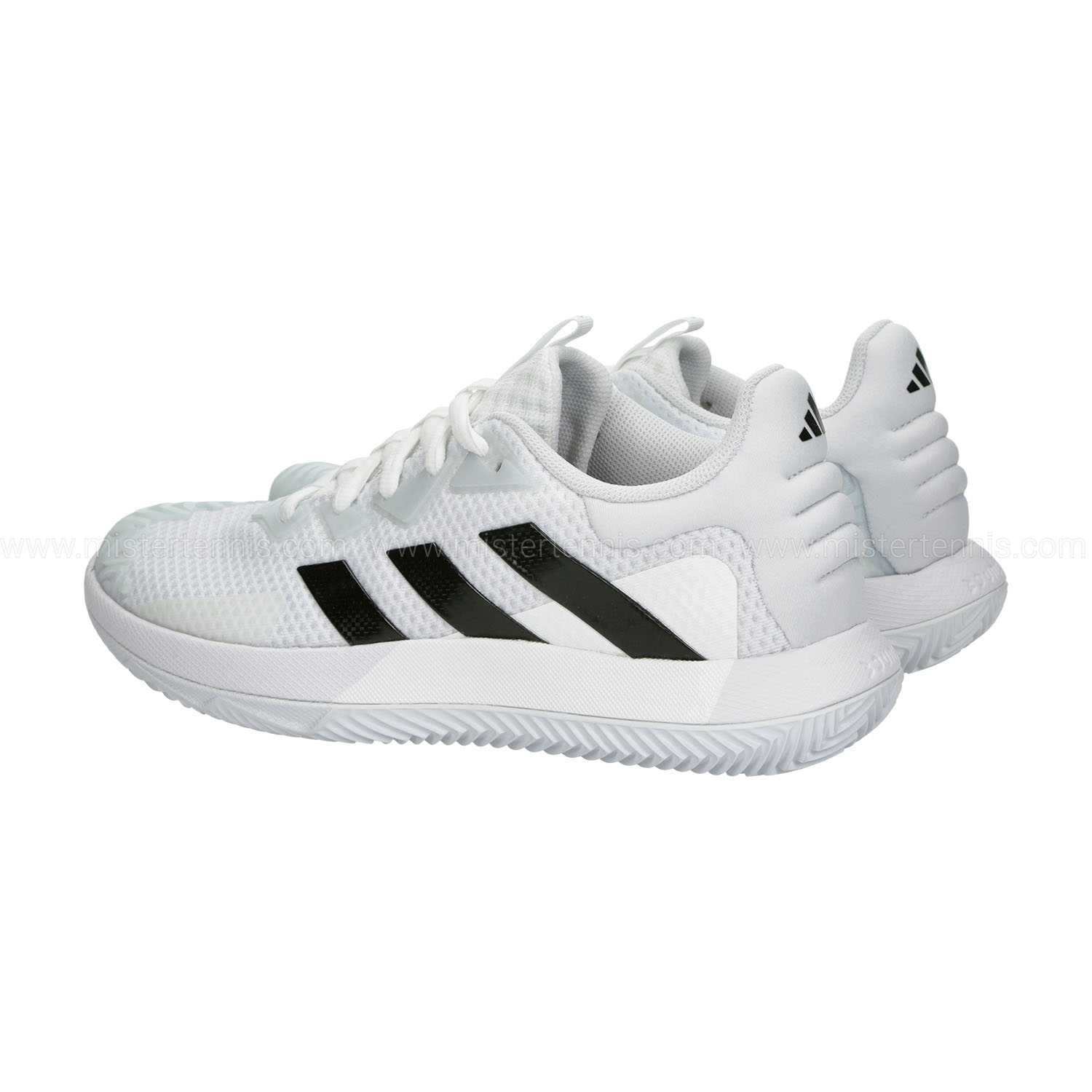 adidas SoleMatch Control Clay - FTWR White/Core Black/Matte Silver