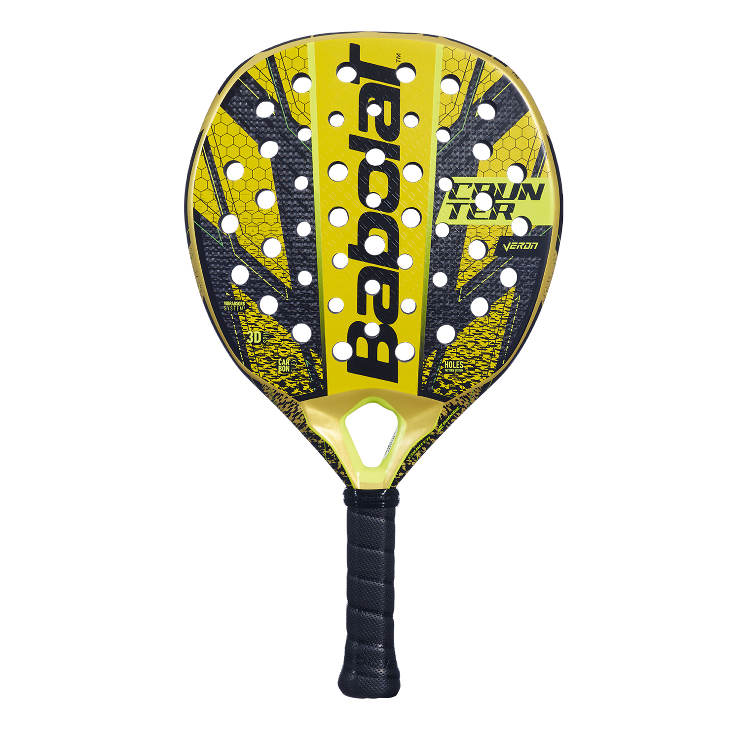 Babolat Counter Veron 2024 Padel - Black/Yellow