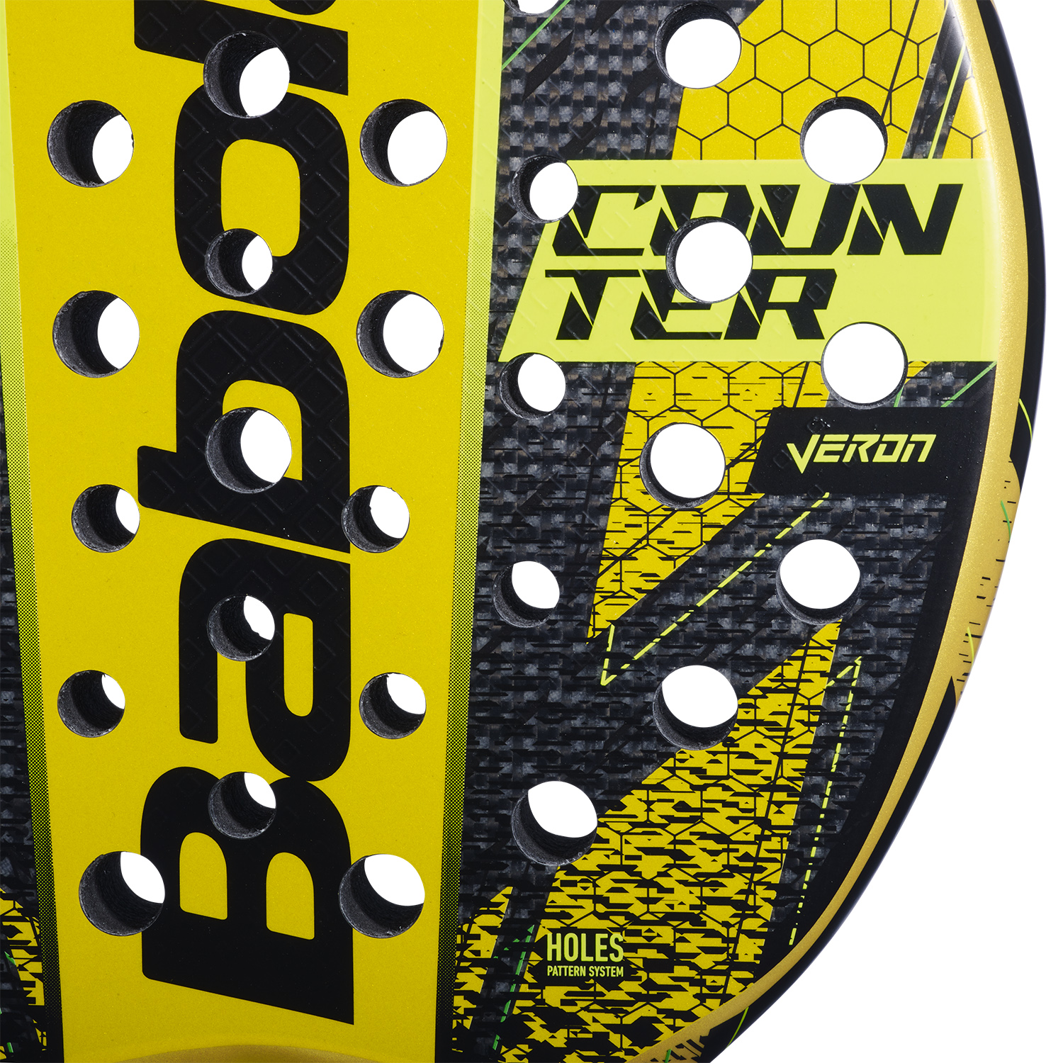 Babolat Counter Veron 2024 Padel - Black/Yellow
