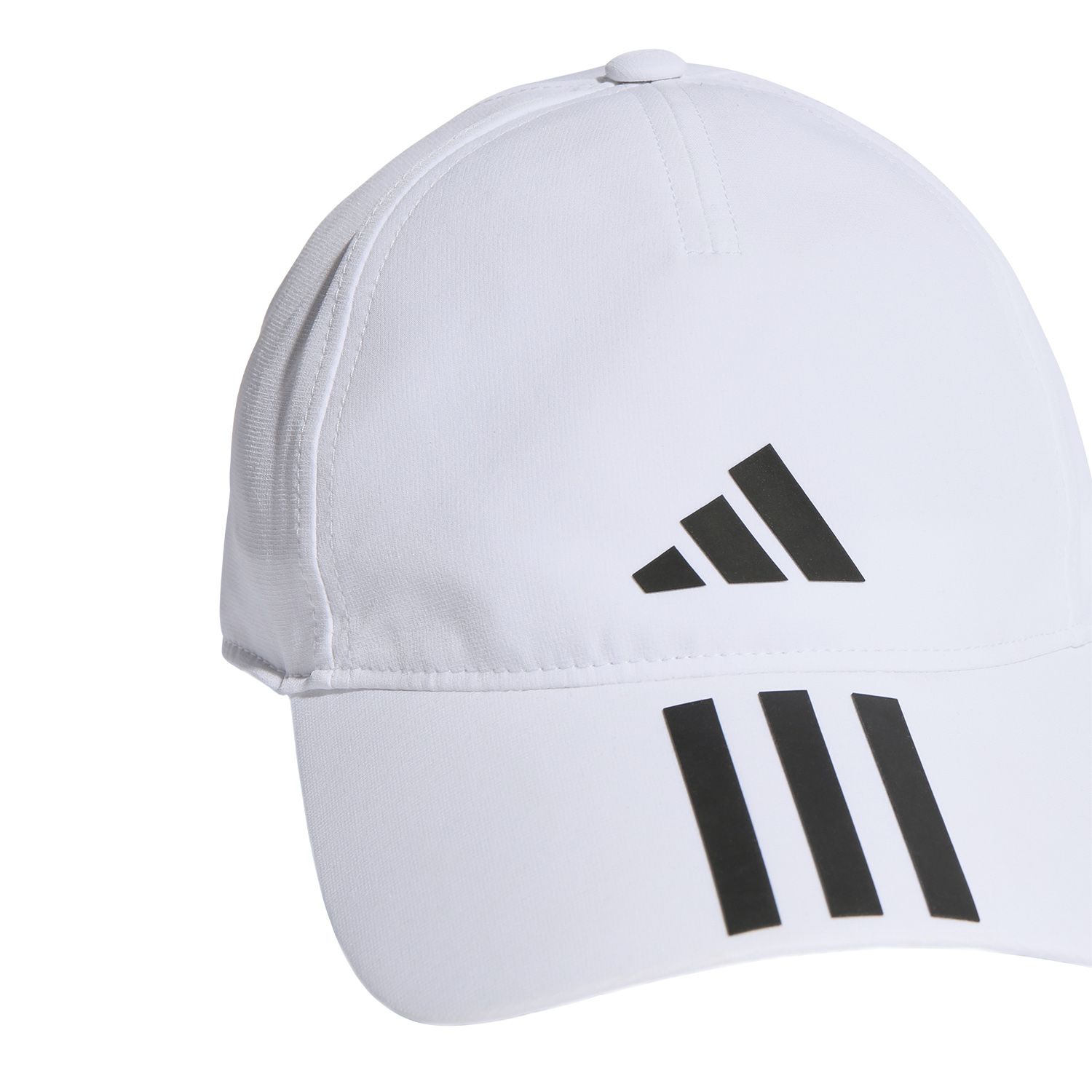 adidas 3 Stripes AEROREADY Cap - White/Black
