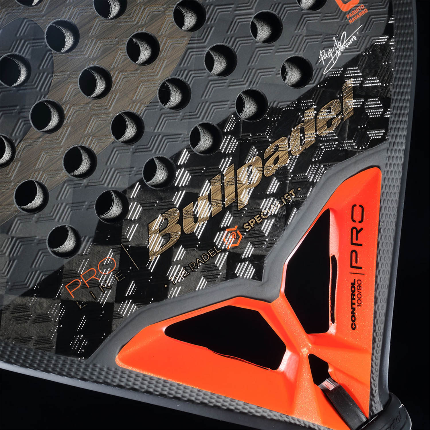 新品 Bullpadel Hack HYBRIDパデルラケット Bullpadel Hack 03 Hybrid Padel Racket - Black/Orange