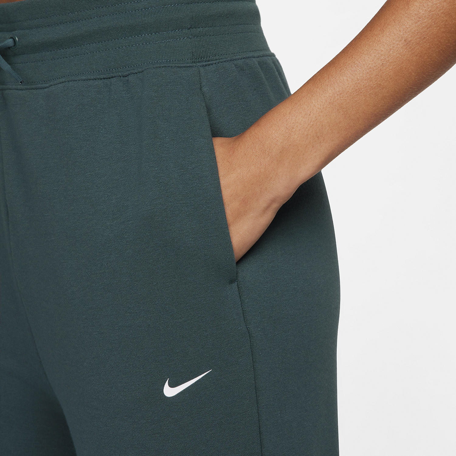 Nike Dri-FIT One Pantaloni - Deep Jungle/White