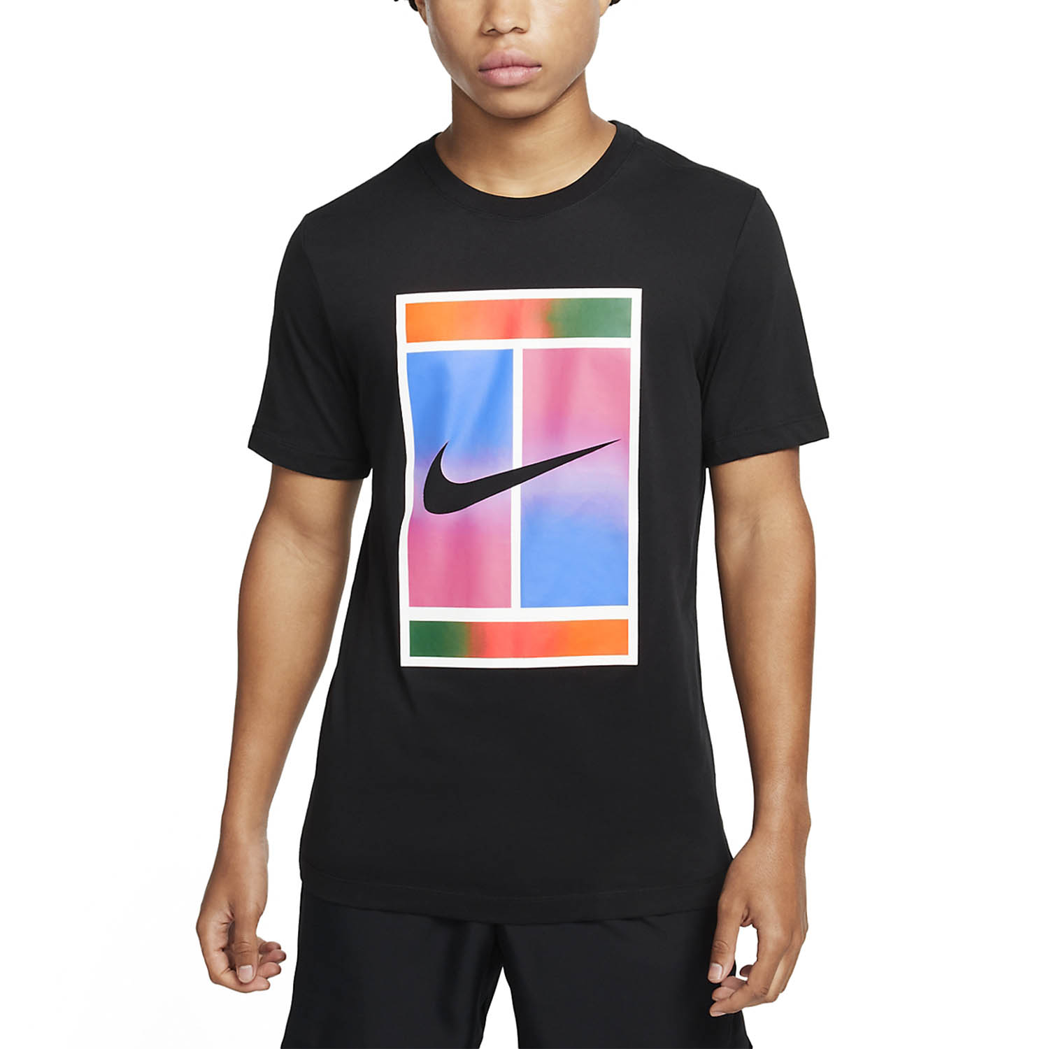 Nike Court Dri-FIT Heritage Men's Padel T-Shirt - Black