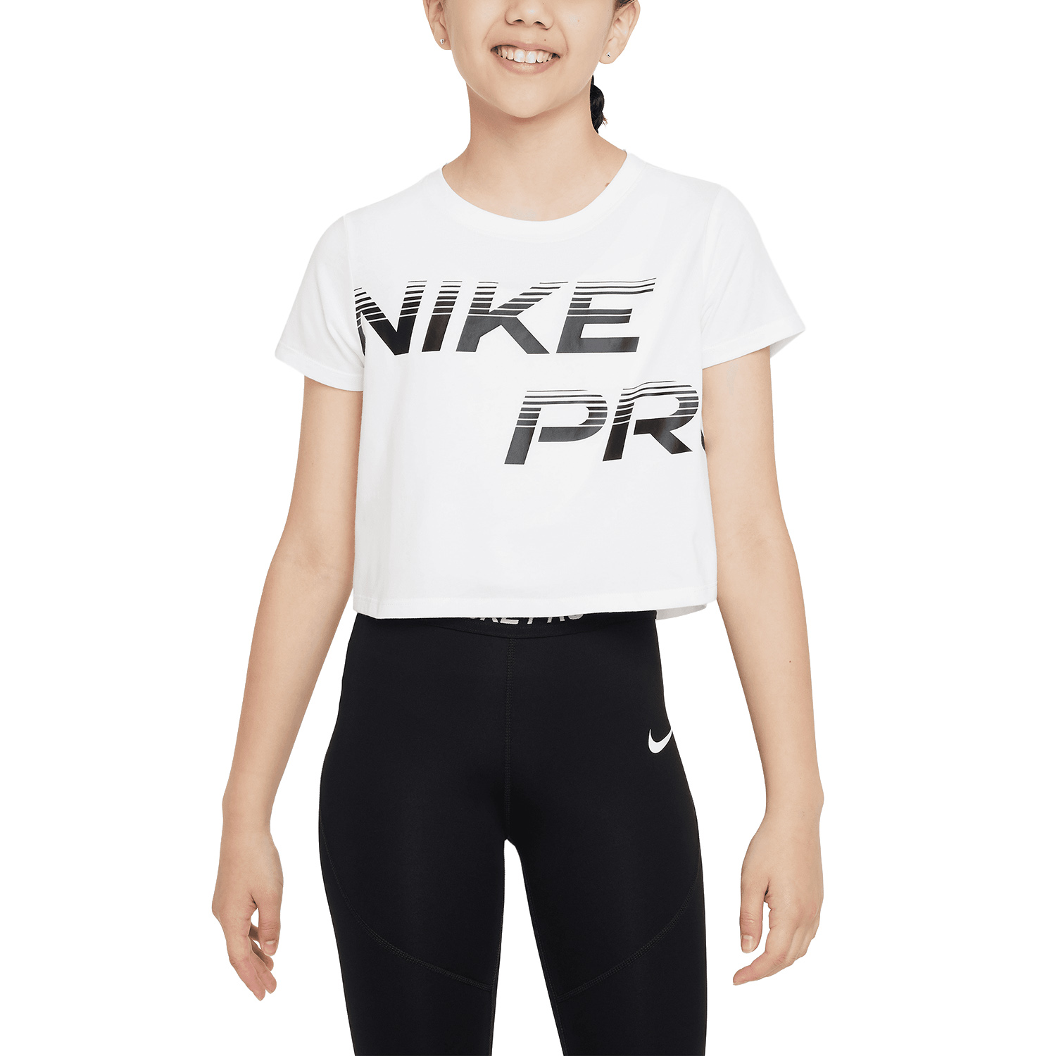 Nike Dri-FIT Essential Camiseta Niña - White