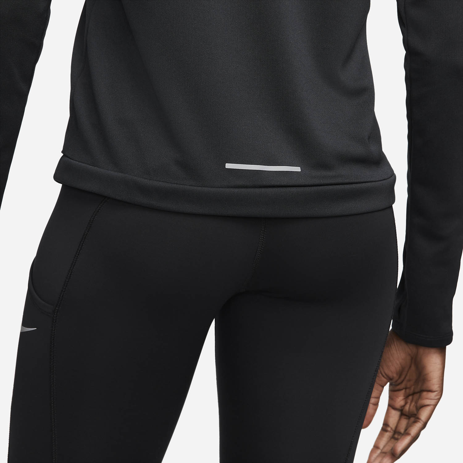 Nike Dri-FIT Pacer Shirt - Black/Reflective Silver