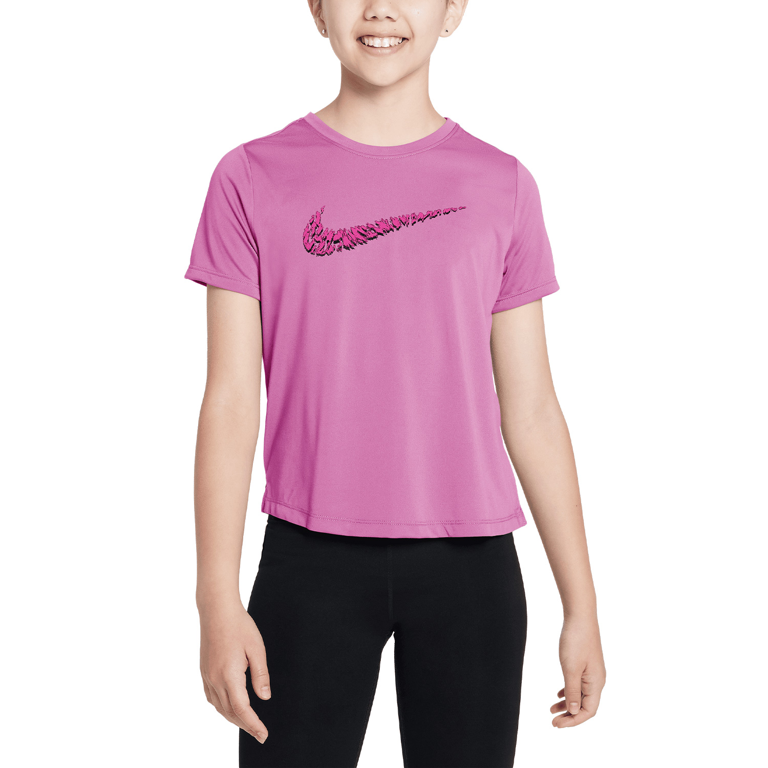 Nike One Camiseta Niña - Playful Pink