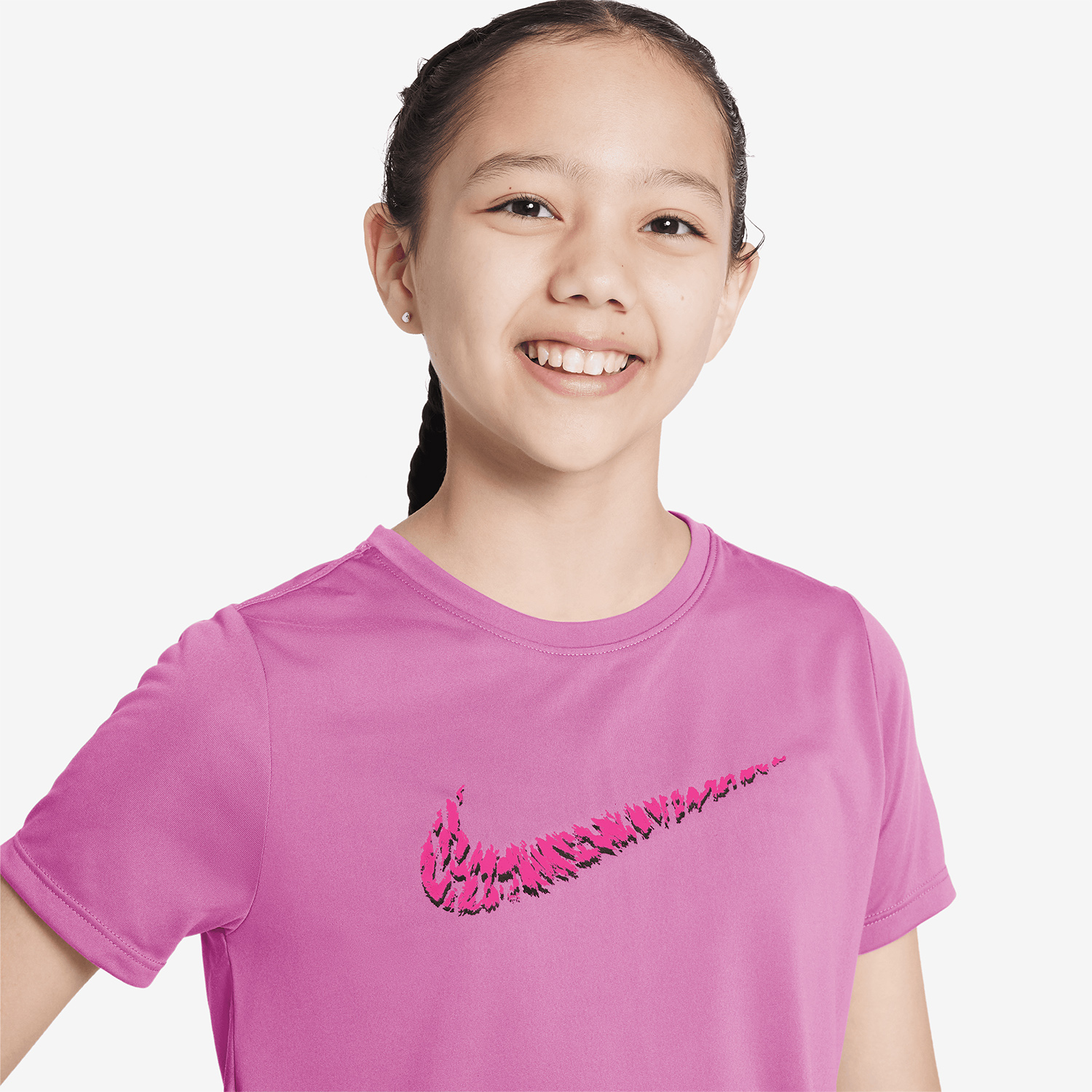 Nike One Maglietta Bambina - Playful Pink
