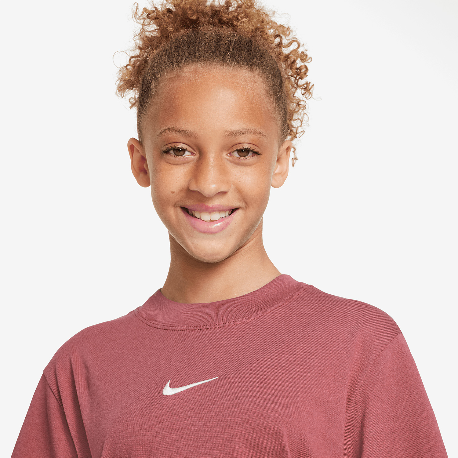 Nike Swoosh T-Shirt Girl - Adobe