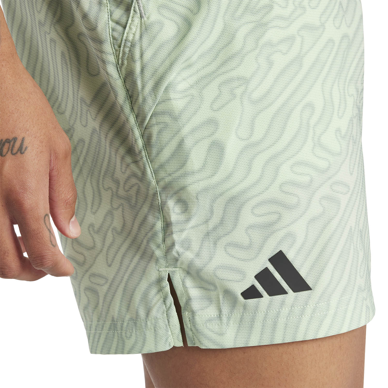 adidas Ergo Pro 7in Shorts - Semi Green Spark/Silver Green